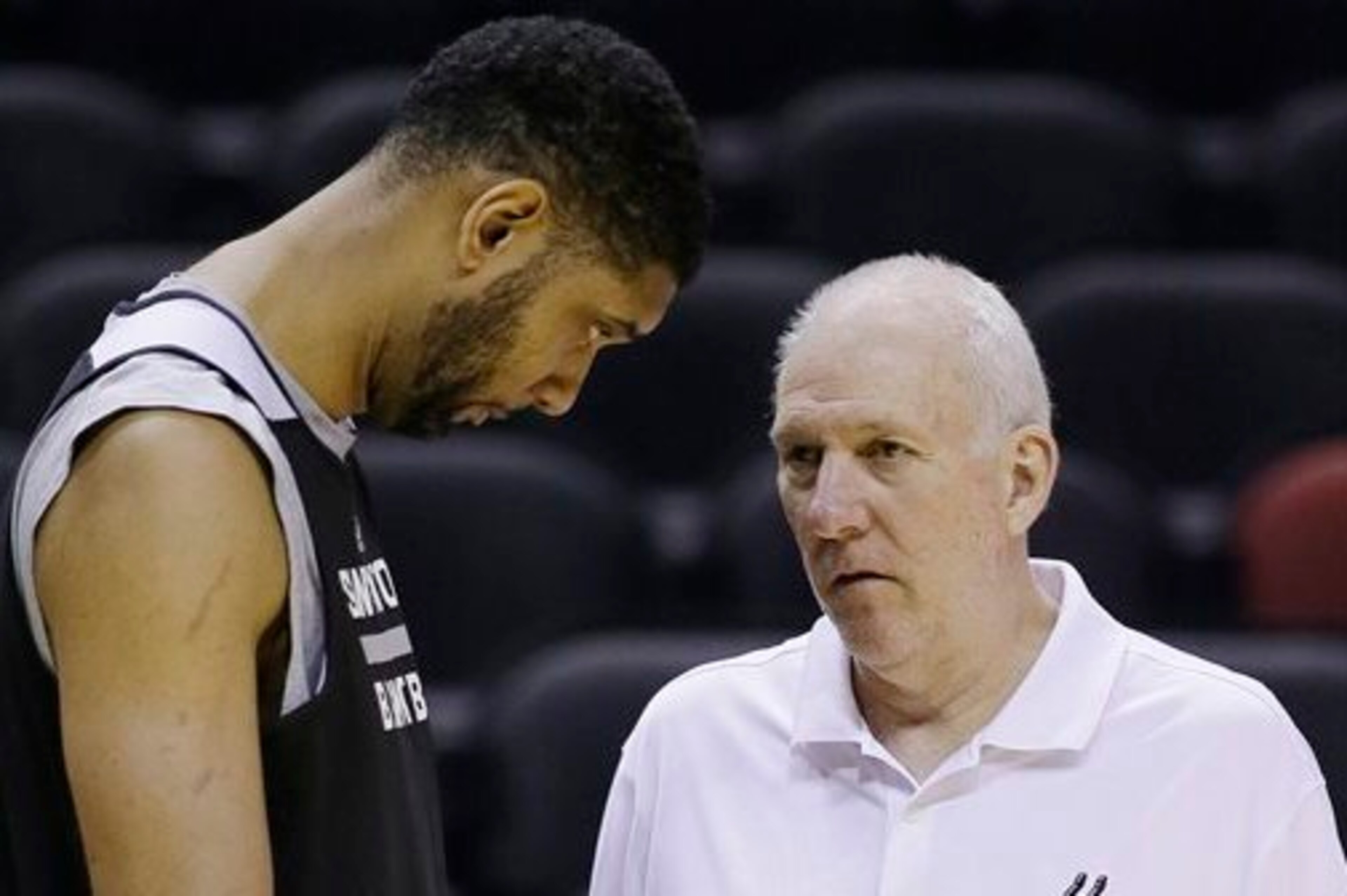 Tim Duncan has largely refrained from exercising his leverage as a superstar within the Spurs' decision-making framework. Tim Duncan has largely refrained from exercising his leverage as a superstar within the Spurs' decision-making framework.