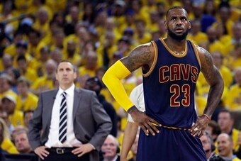 In his first season in Cleveland, David Blatt often found his voice was not as strong as James' within the team.