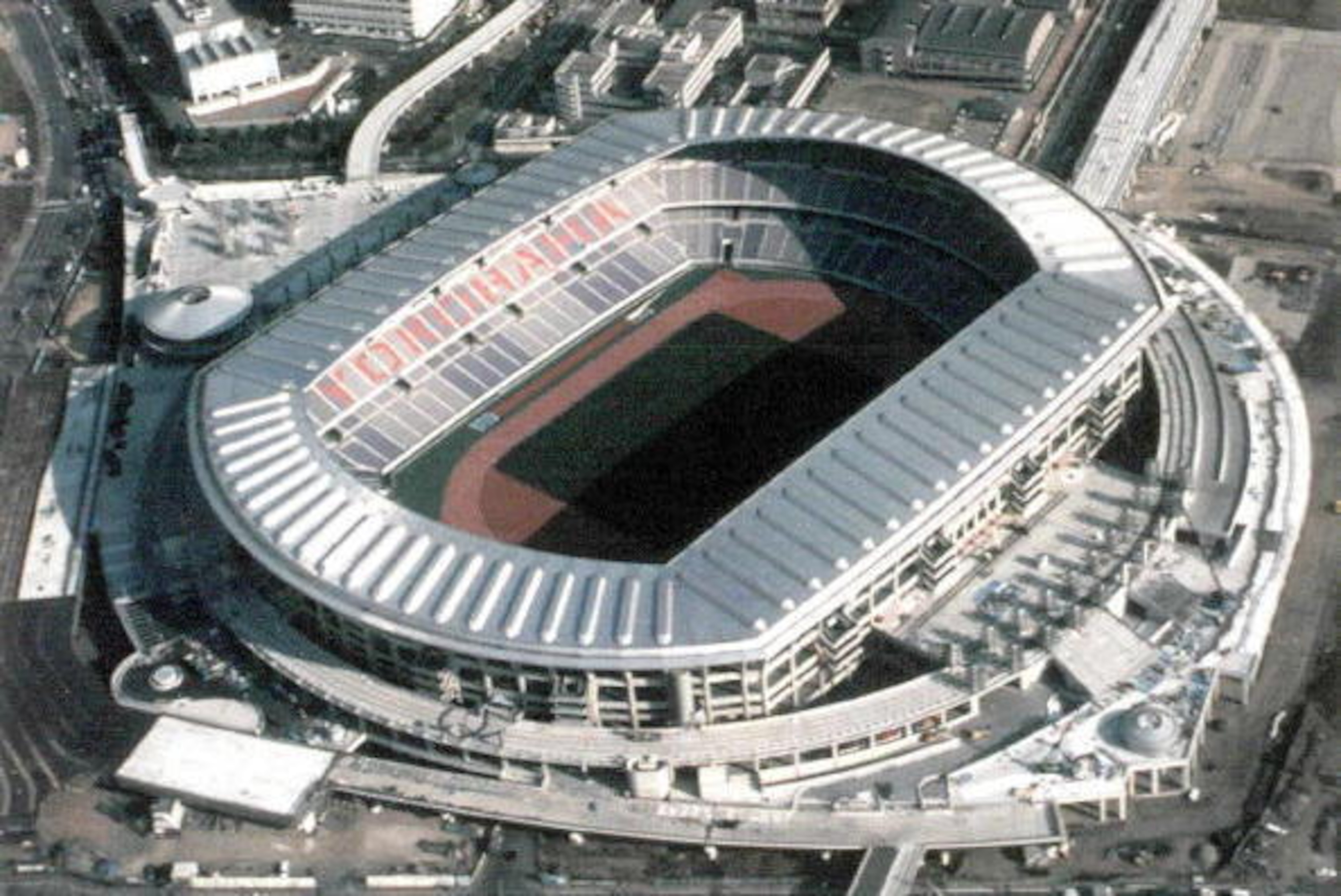 YOKOHAMA, JAPAN: This file photo dated 28 February 1998 shows an aerial view of the International Stadium in Yokohama, Japan, which has been formally named as the venue for the 2002 World Cup final, the Japan Organizing Committee for the 2002 FIFA World YOKOHAMA, JAPAN: This file photo dated 28 February 1998 shows an aerial view of the International Stadium in Yokohama, Japan, which has been formally named as the venue for the 2002 World Cup final, the Japan Organizing Committee for the 2002 FIFA World
