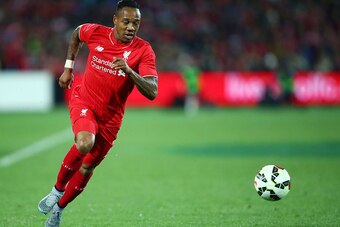 ADELAIDE, AUSTRALIA - JULY 20:  Nathaniel Clyne of Liverpool controls the ball during the international friendly match between Adelaide United and Liverpool FC at Adelaide Oval on July 20, 2015 in Adelaide, Australia.  (Photo by Matt King/Getty Images)