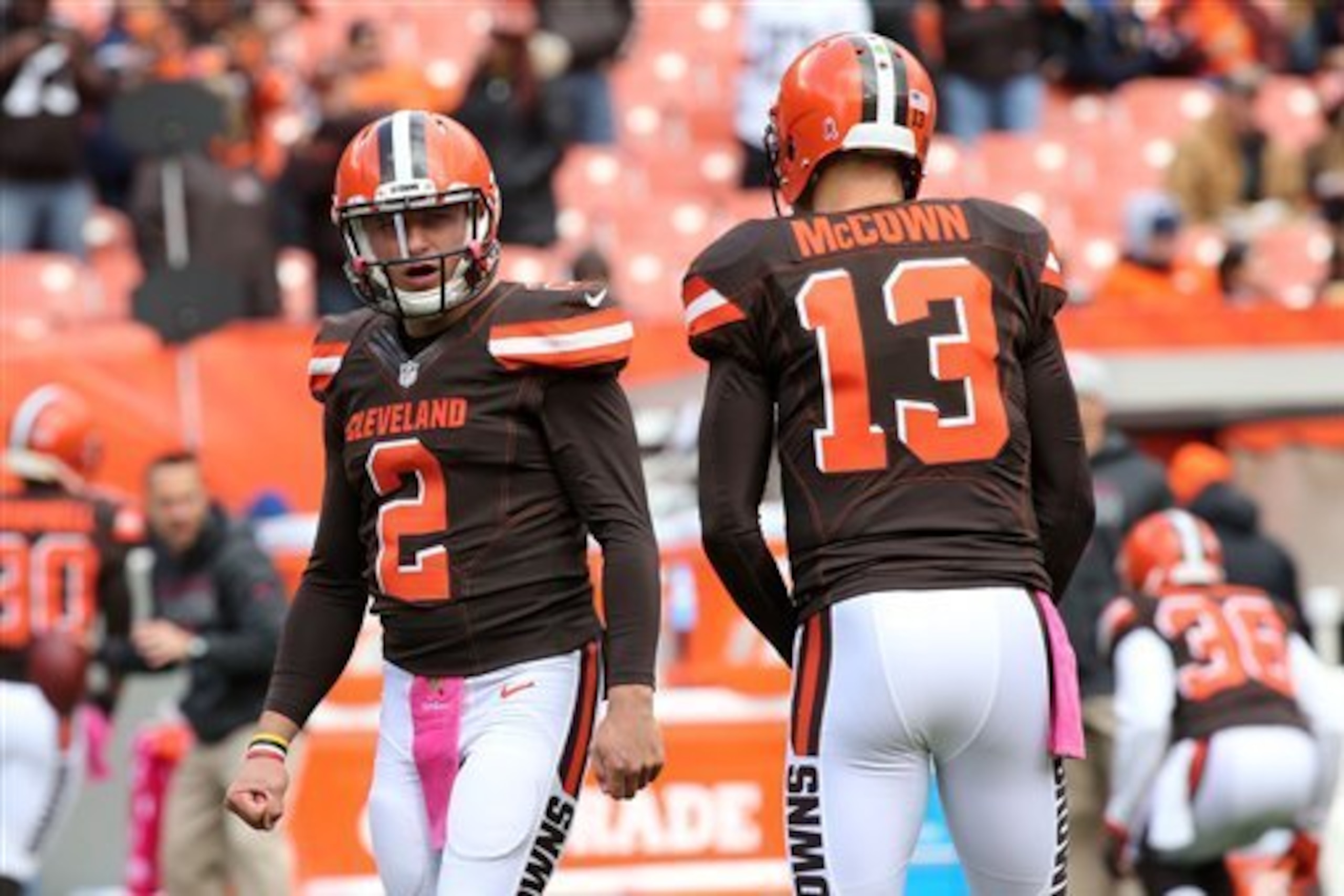 Josh McCown will have to sit out Thursday's game. The 36-year-old has put up 1,897 passing yards to go along with 11 touchdowns and four interceptions this season.