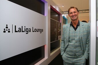 MANCHESTER, ENGLAND - SEPTEMBER 8: Former Arsenal and England footballer Tony Adams during day four of the Soccerex Global Convention at Manchester Central on September 8, 2015 in Manchester, England. (Photo by Dave Thompson/Getty Images)