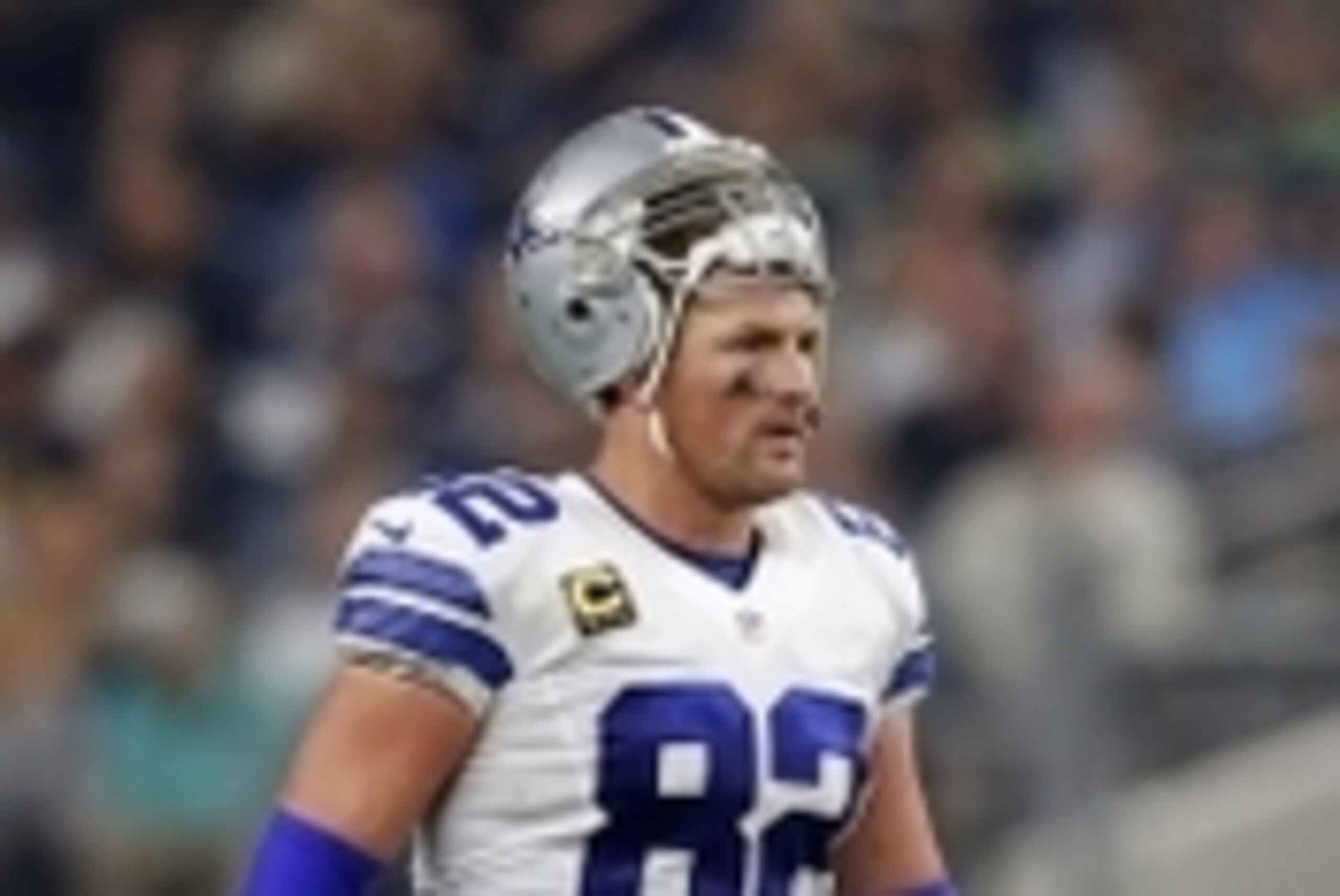 Nov 1, 2015; Arlington, TX, USA; Dallas Cowboys tight end Jason Witten (82) during the game against the Seattle Seahawks at AT&T Stadium. Mandatory Credit: Kevin Jairaj-USA TODAY Sports