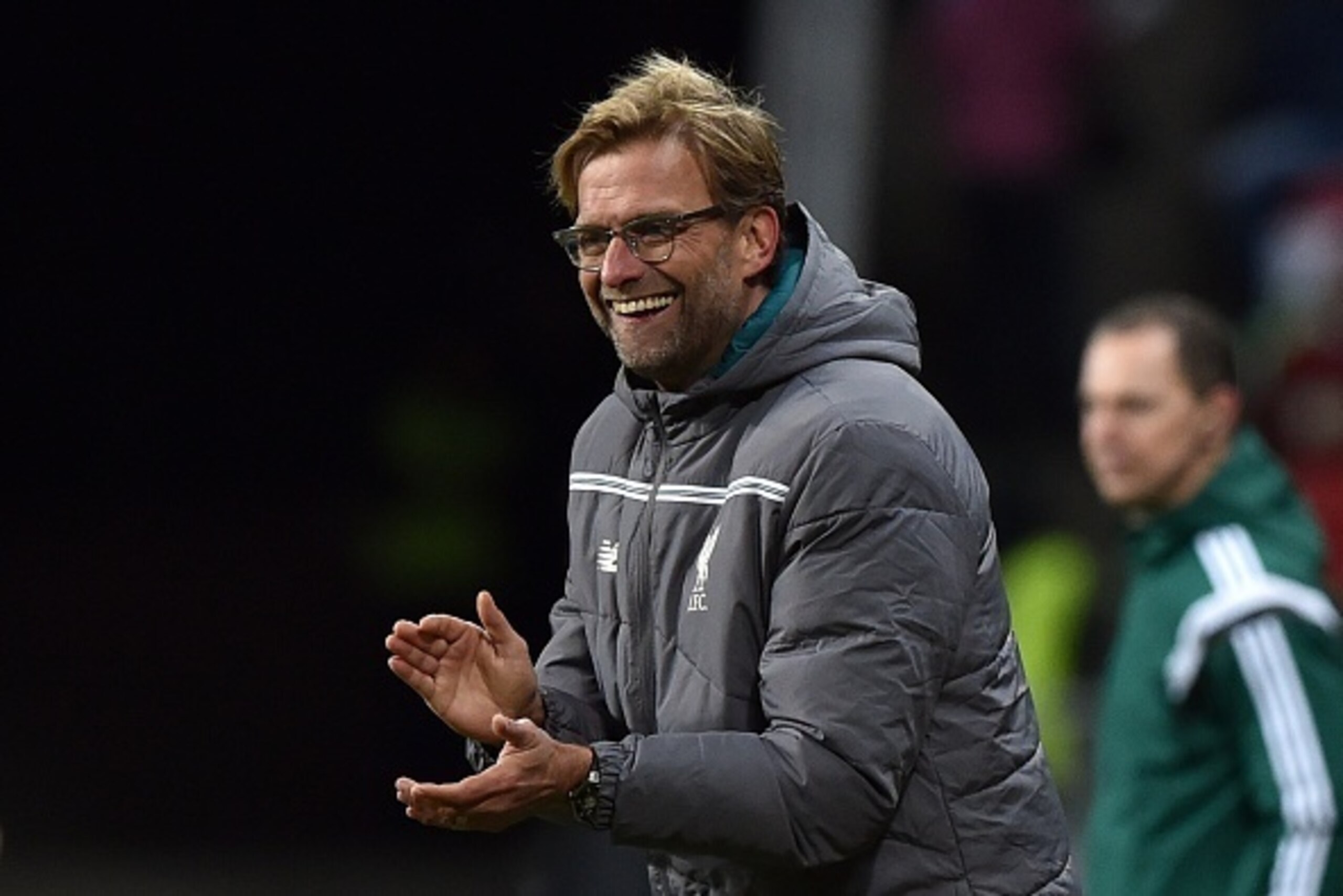 Liverpool's German manager Jurgen Klopp reacts during the UEFA Europa League group B football match between FC Rubin Kazan and Liverpool FC in Kazan on November 5, 2015. AFP PHOTO / KIRILL KUDRYAVTSEV (Photo credit should read KIRILL KUDRYAVTSEV/A Liverpool's German manager Jurgen Klopp reacts during the UEFA Europa League group B football match between FC Rubin Kazan and Liverpool FC in Kazan on November 5, 2015. AFP PHOTO / KIRILL KUDRYAVTSEV (Photo credit should read KIRILL KUDRYAVTSEV/A