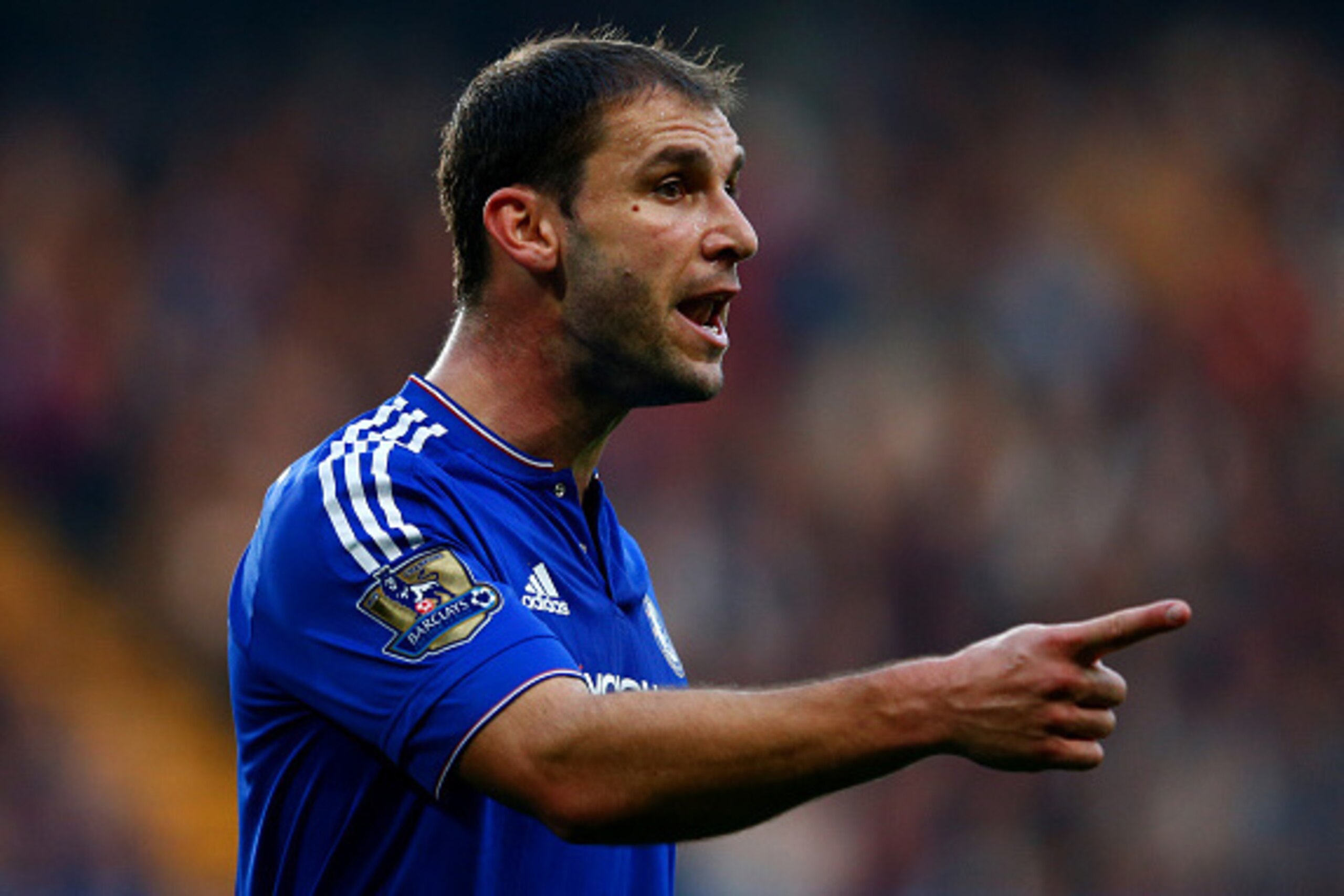 LONDON, ENGLAND - OCTOBER 03: Branislav Ivanovic of Chelsea reacts during the Barclays Premier League match between Chelsea and Southampton at Stamford Bridge on October 3, 2015 in London, United Kingdom. (Photo by Julian Finney/Getty Images) LONDON, ENGLAND - OCTOBER 03: Branislav Ivanovic of Chelsea reacts during the Barclays Premier League match between Chelsea and Southampton at Stamford Bridge on October 3, 2015 in London, United Kingdom. (Photo by Julian Finney/Getty Images)