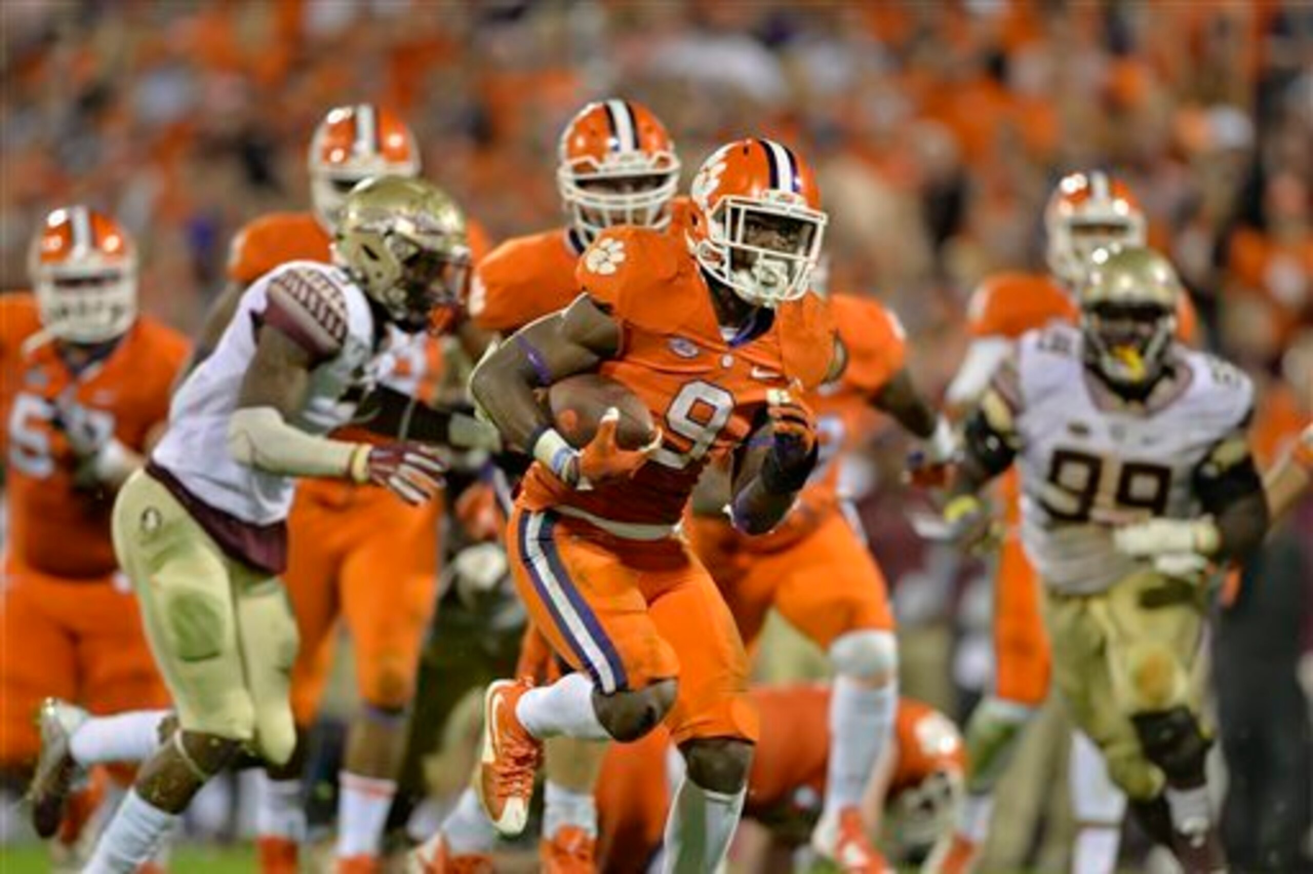 Wayne Gallman's 25-yard touchdown run was the dagger in Florida State's heart Saturday. Wayne Gallman's 25-yard touchdown run was the dagger in Florida State's heart Saturday.