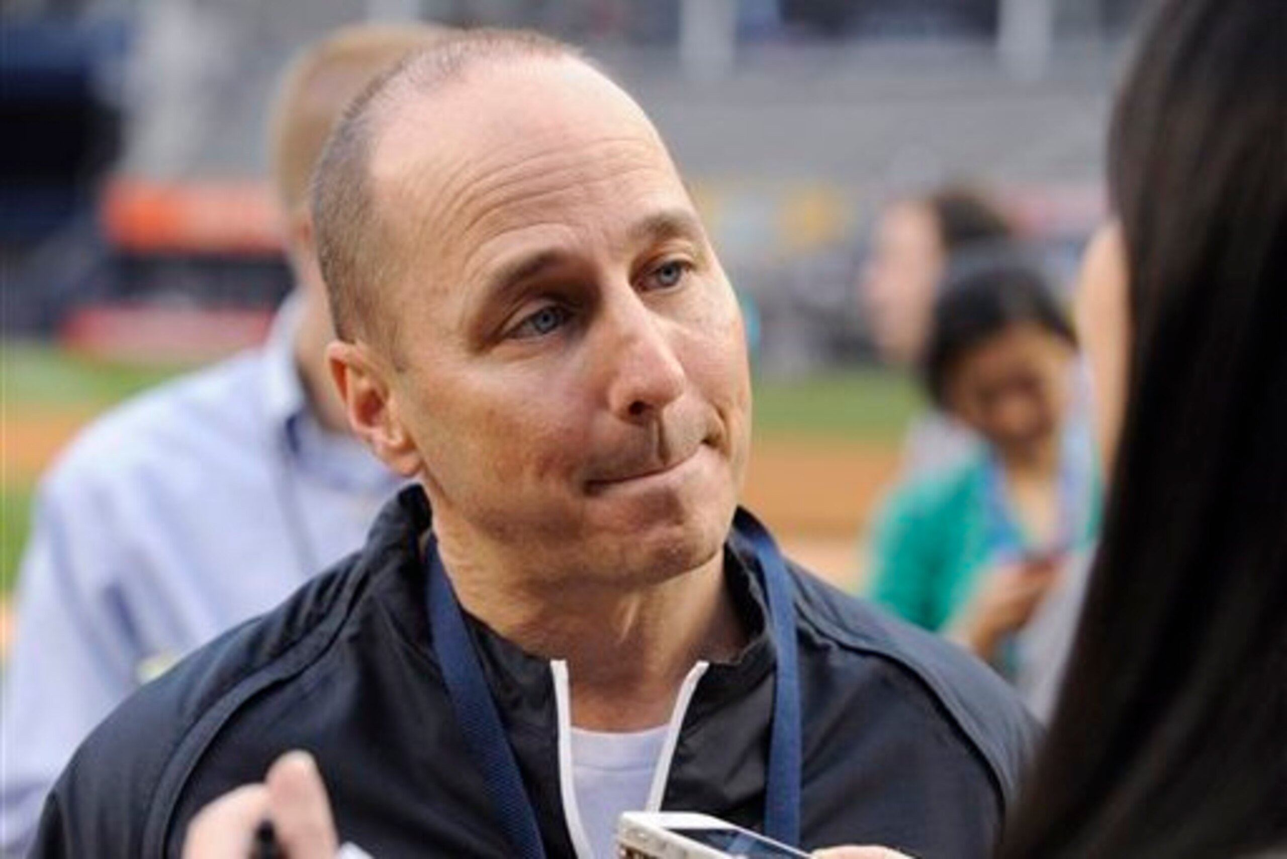 Yankees general manager Brian Cashman said he's "open to anything" on the trade front.