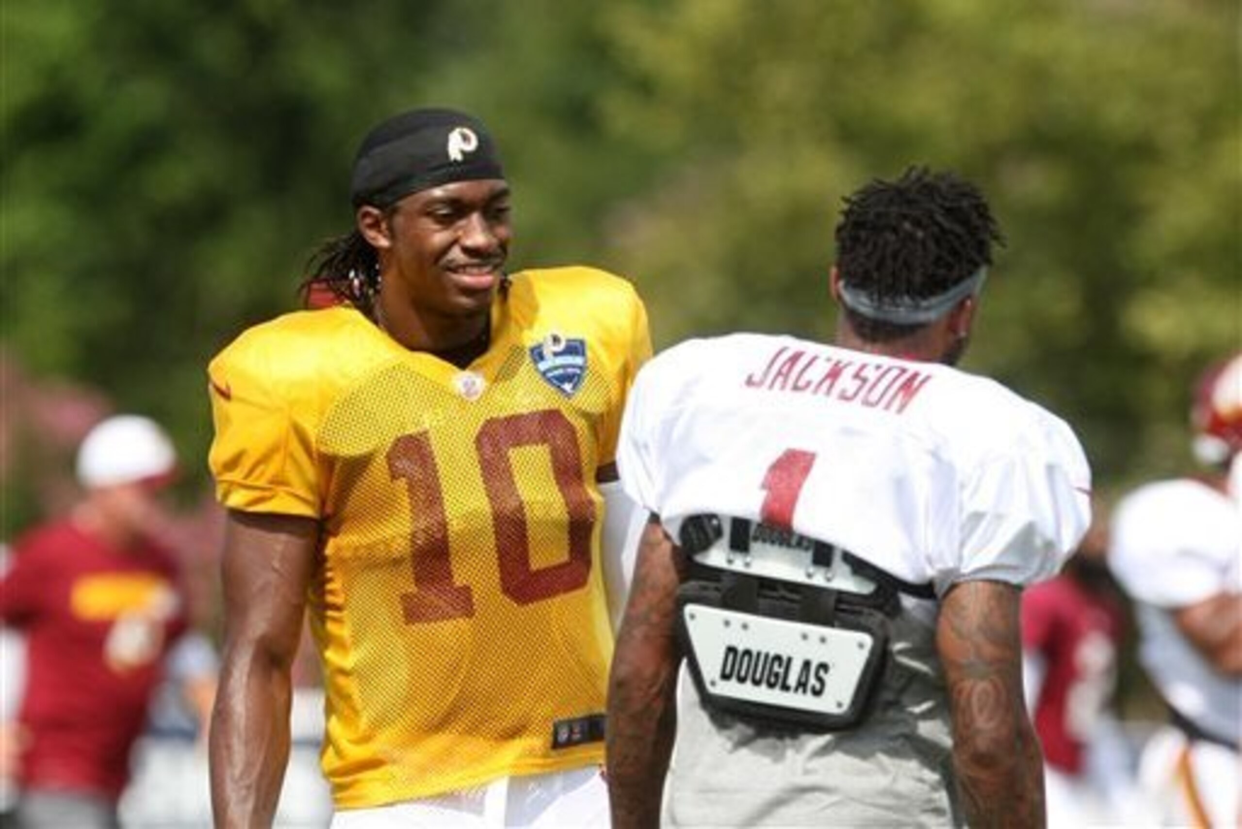 Jackson is guilty of the same thing that landed RG3 in hot water last season.
