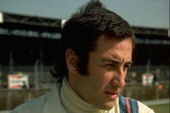 Apr 1976:  Portrait of Brabham Alfa Romeo driver Carlos Pace of Brazil. \ Mandatory Credit: Allsport UK /Allsport