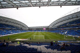 BRIGHTON, ENGLAND - FEBRUARY 07: A general view of the stadium before the Sky Bet Championship match between Brighton & Hove Albion and Nottingham Forrest at The Amex Stadium on February 07, 2015 in Brighton, England. (Photo by Charlie Crowhurst/Getty Ima