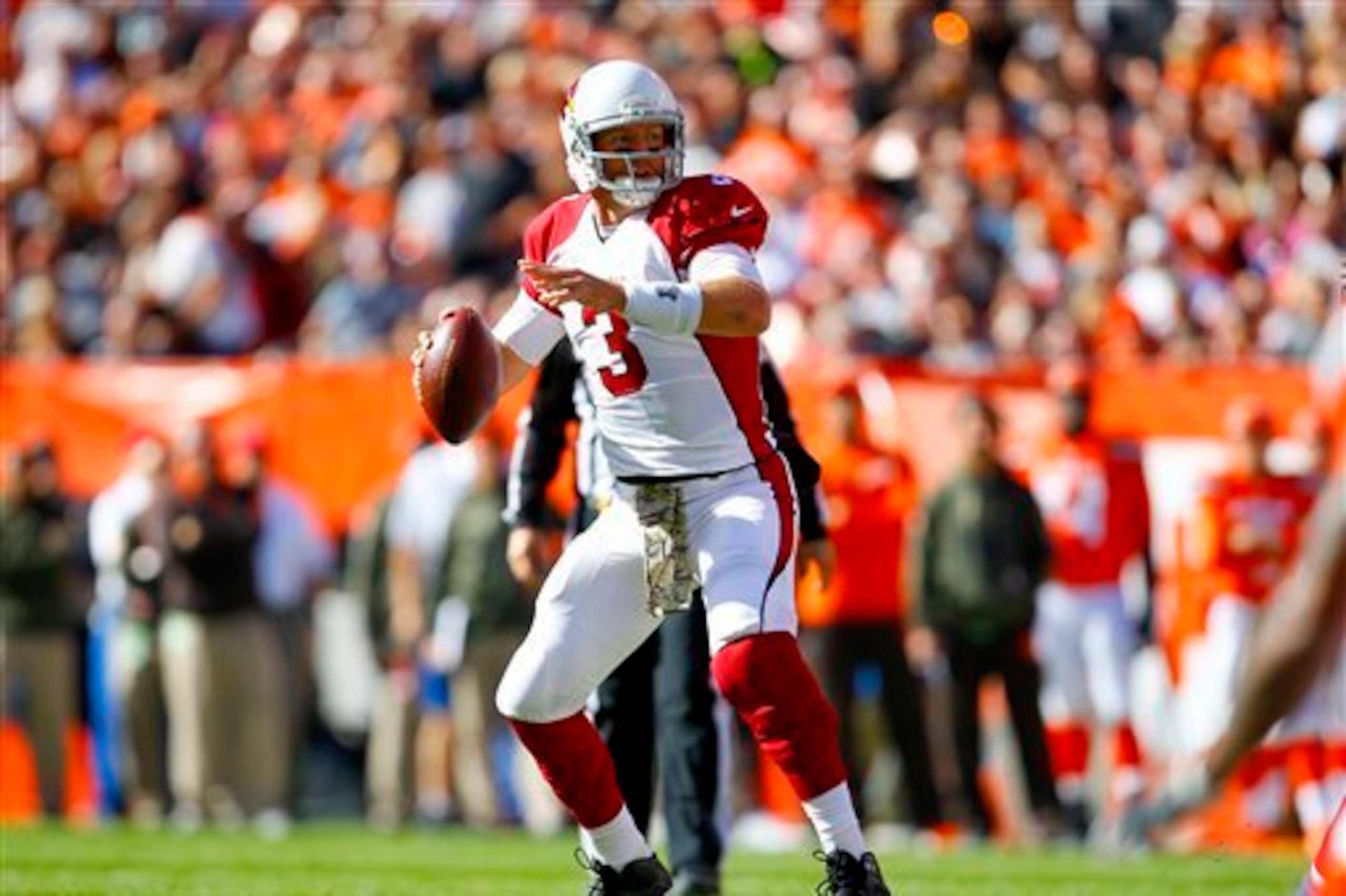 Carson Palmer and the Arizona Cardinals can pull off a win on the road.
