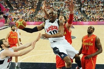 Bryant would be in line to be among the first players in history to win three Olympic gold medals in basketball if he were to play next summer in Rio.
