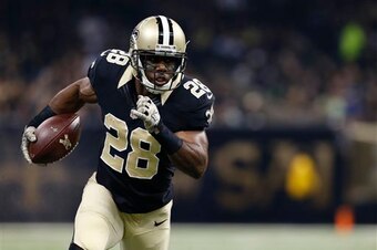 Mark Ingram continues to see every-down usage in New Orleans.