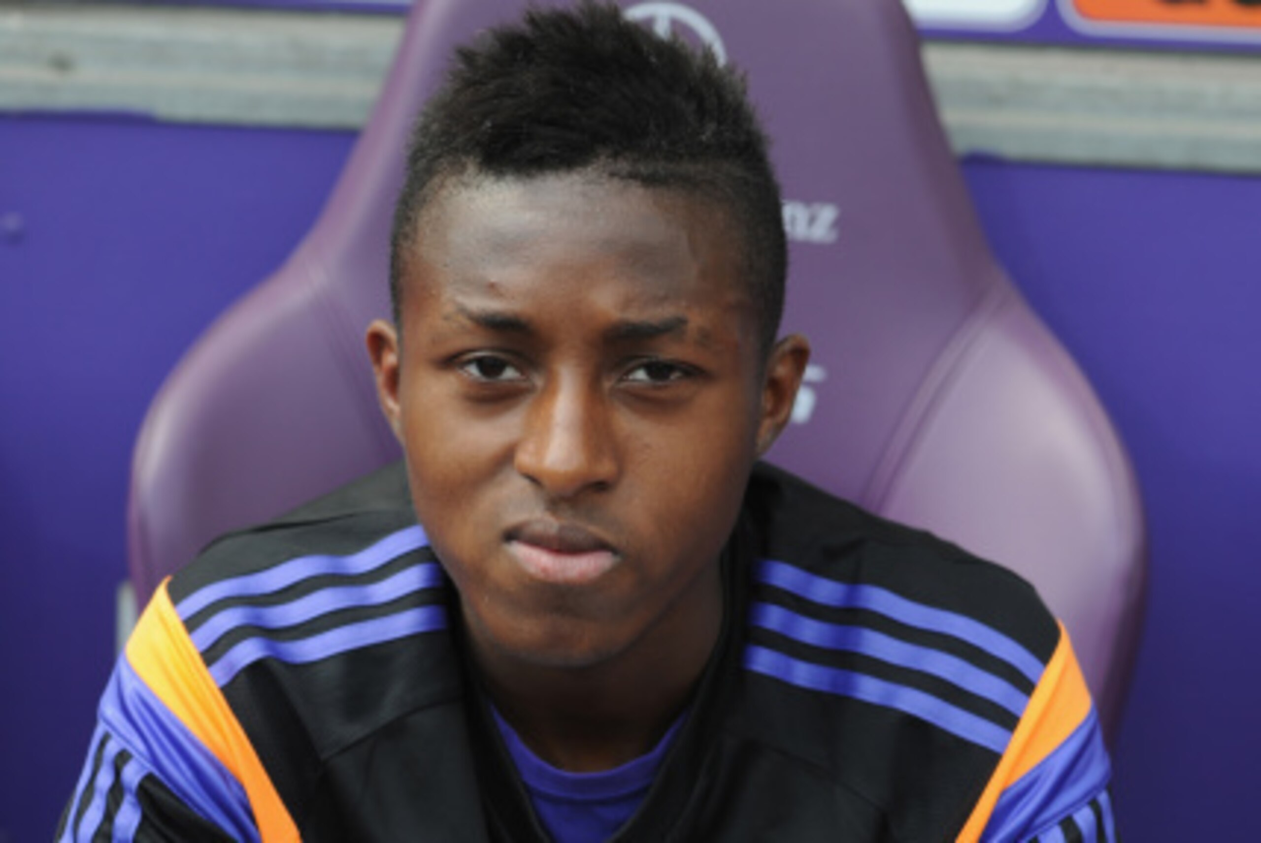 BRUSSELS, BELGIUM - AUGUST 24: Samuel Bastien of Anderlecht is seen on the bench prior to the Belgiun Jupilar League match between RSC Anderlecht and Waasland-Beveren at Constant Vanden Stock Stadium on August 24, 2014 in Brussels, Belgium. (Photo by Ka BRUSSELS, BELGIUM - AUGUST 24: Samuel Bastien of Anderlecht is seen on the bench prior to the Belgiun Jupilar League match between RSC Anderlecht and Waasland-Beveren at Constant Vanden Stock Stadium on August 24, 2014 in Brussels, Belgium. (Photo by Ka
