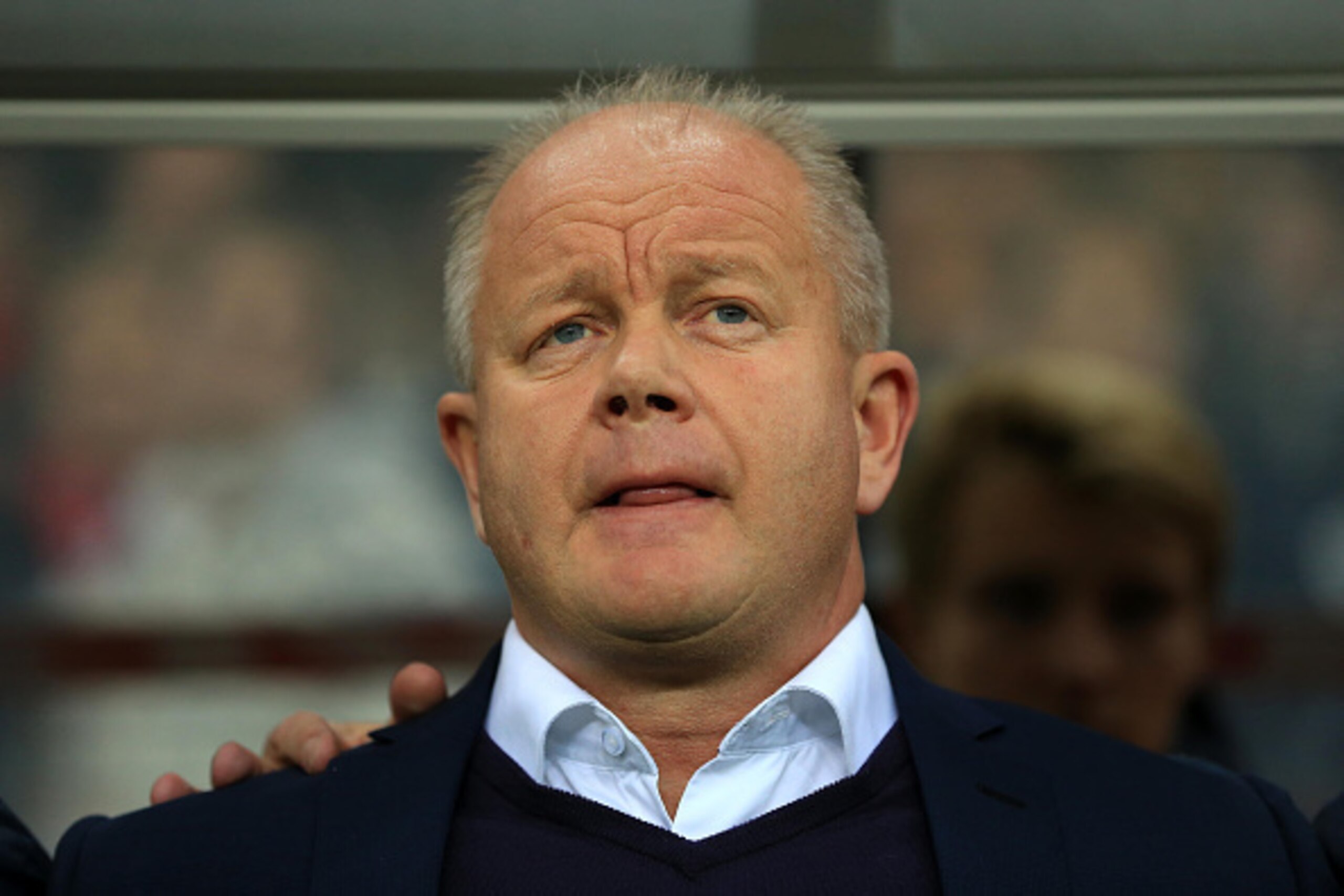 OSLO, NORWAY - OCTOBER 10:  Norway Manager Per-Mathias Hogmo during the UEFA EURO 2016 Qualifying match between Norway and Malta at Ullevaal Stadion on October 10, 2015 in Oslo, Norway. (Photo by Stephen Pond/Getty Images)