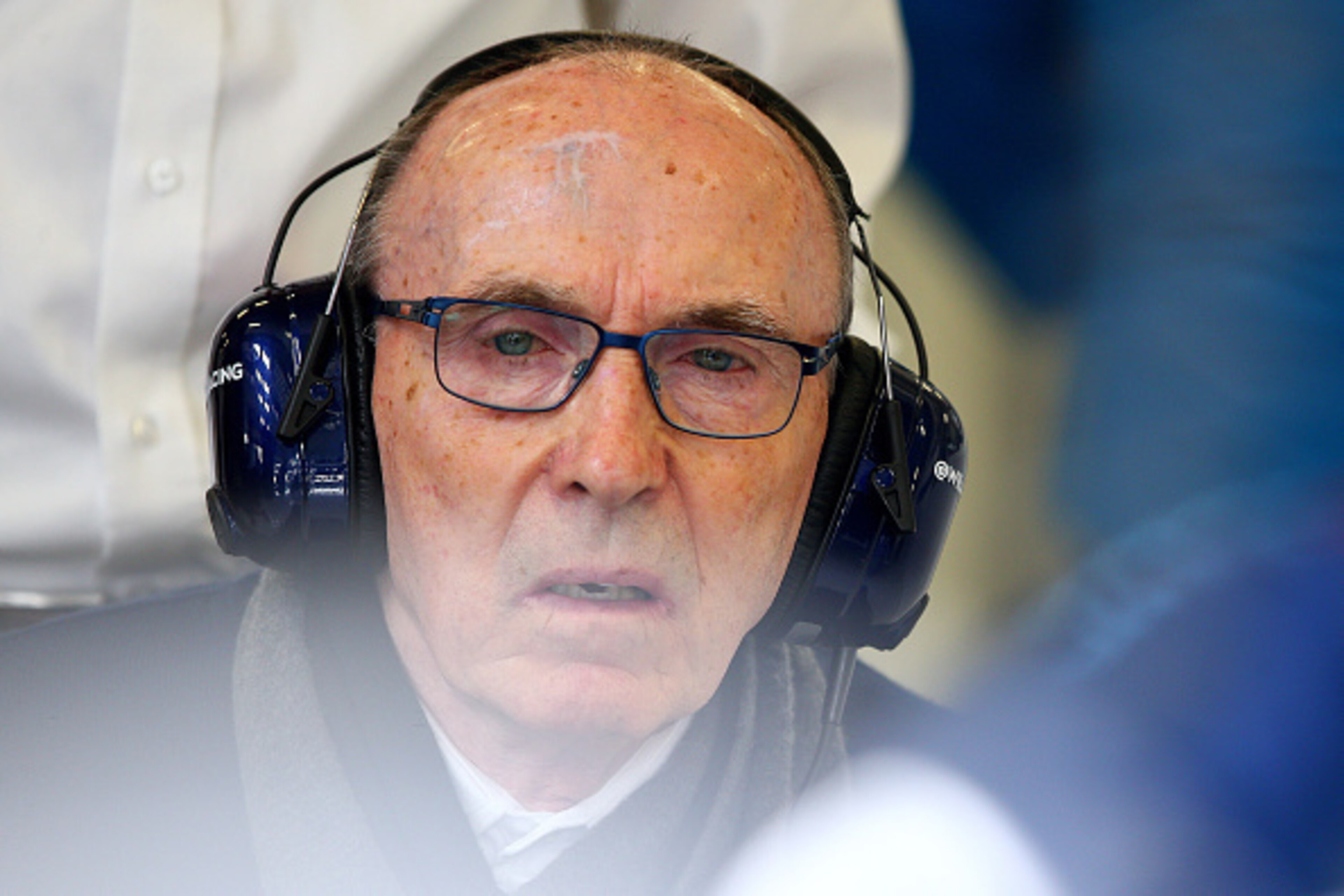 SPIELBERG, AUSTRIA - JUNE 20:  Sir Frank Williams looks on in the garage during final practice for the Formula One Grand Prix of Austria at Red Bull Ring on June 20, 2015 in Spielberg, Austria.  (Photo by Mark Thompson/Getty Images)