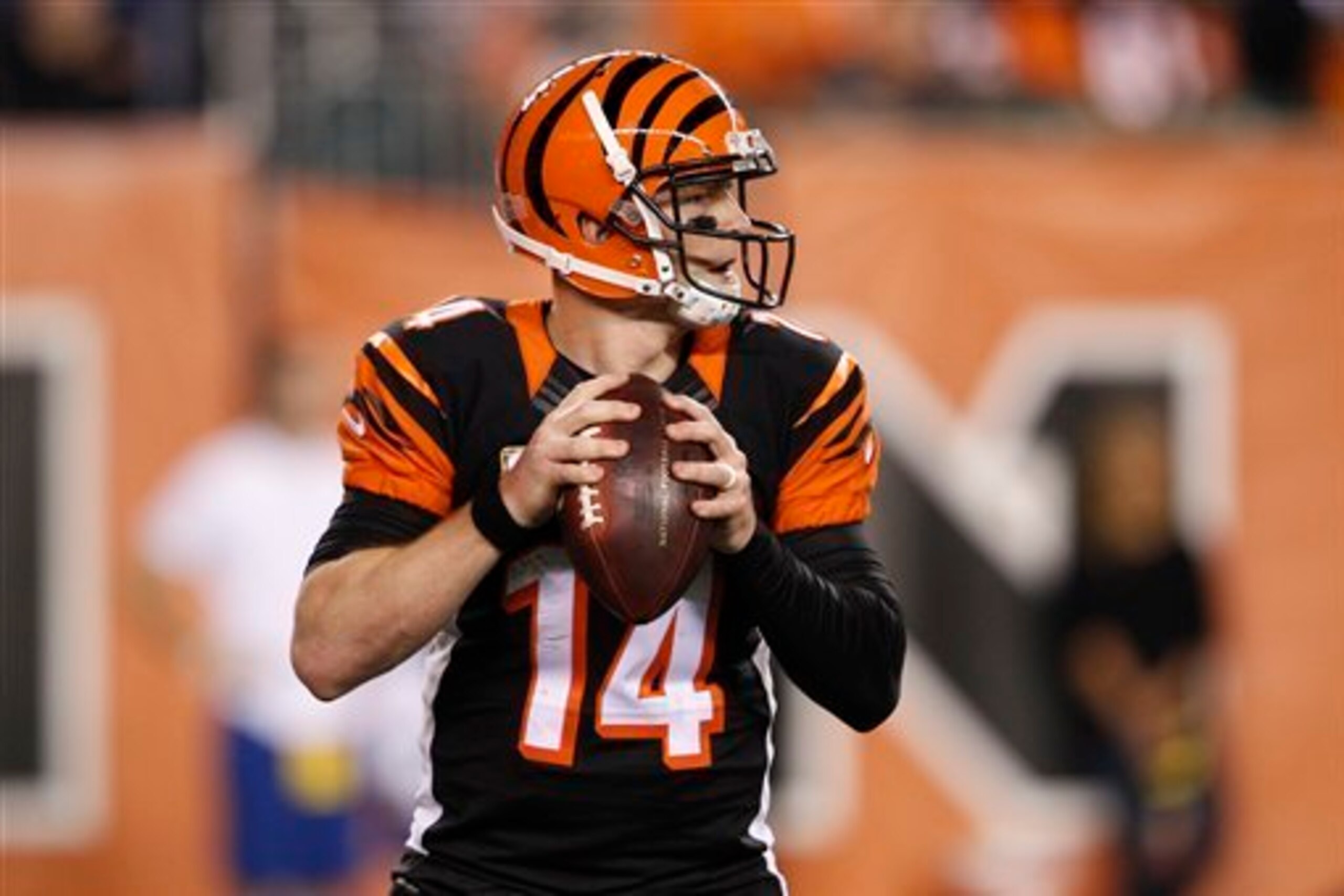 Andy Dalton must continue getting the ball out quickly Monday.