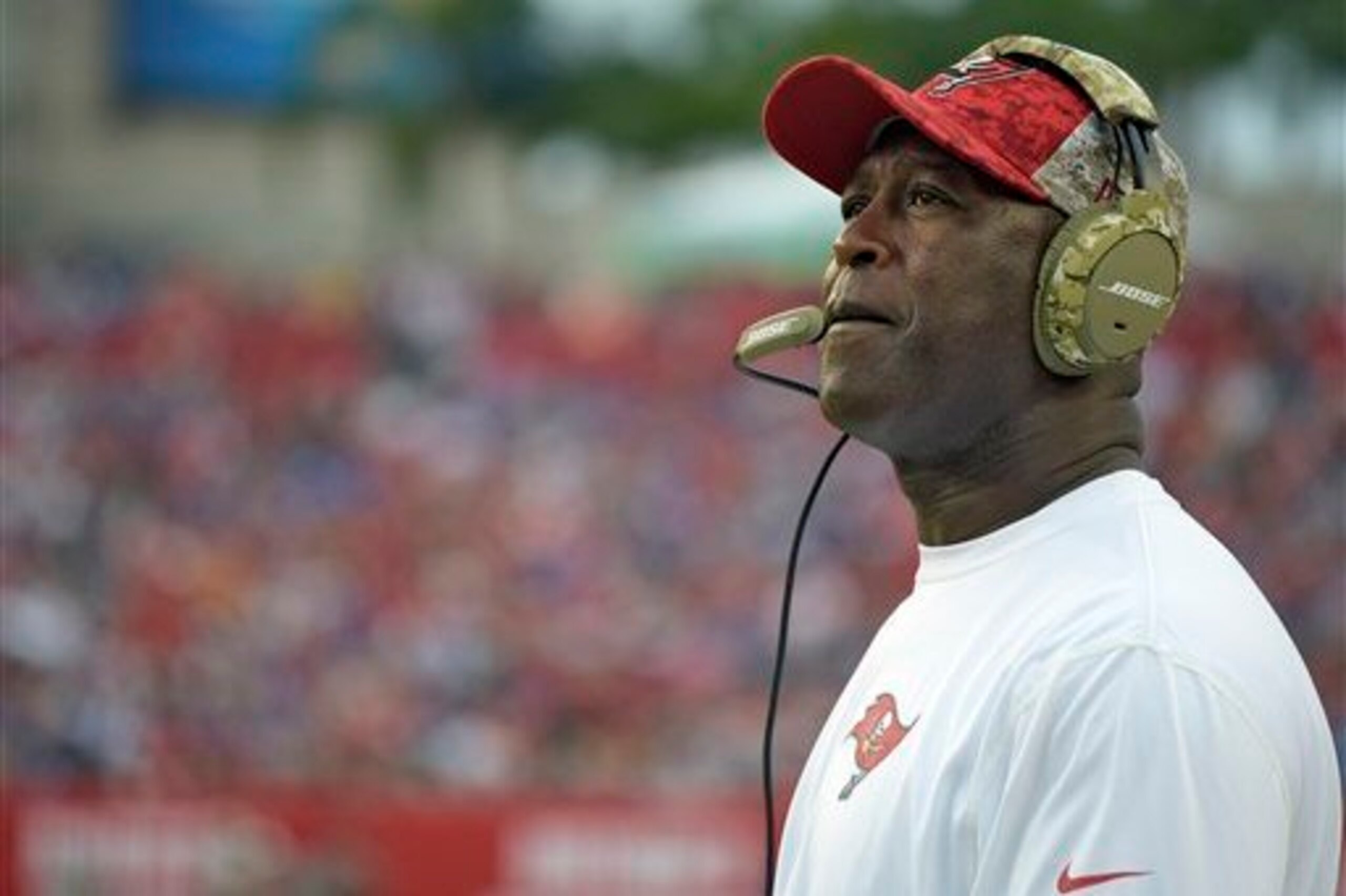 Head coach Lovie Smith and the Bucs will be looking to give their home fans a better result than last week.