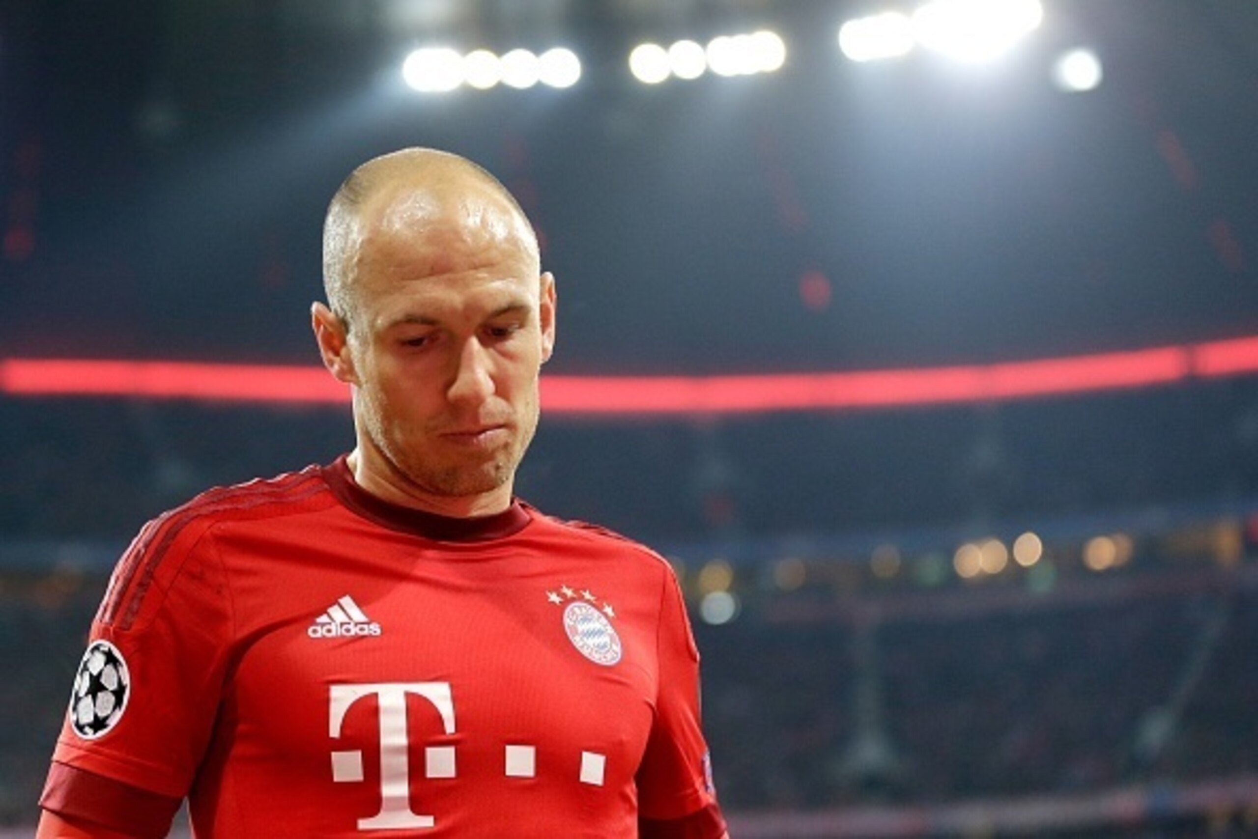 Arjen Robben of Bayern Munchen during the Champion League group F match between FC Bayern Munich and Arsenal FC on November 4, 2015 at the Allianz Arena in Munich, Germany(Photo by VI Images via Getty Images)