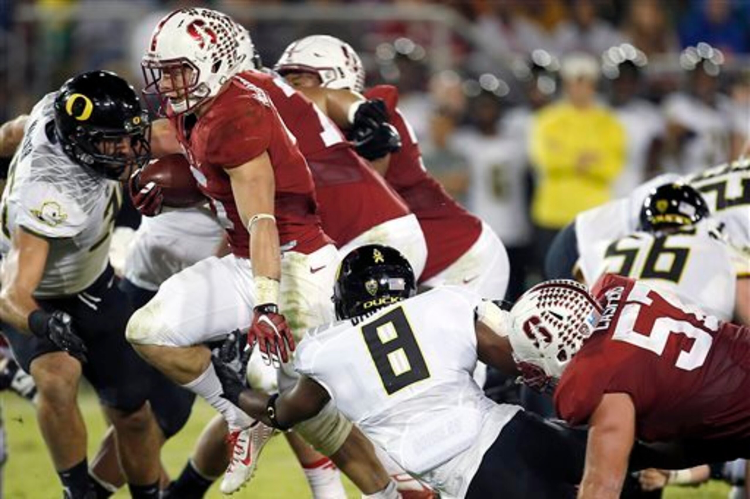 Stanford running back Christian McCaffrey Stanford running back Christian McCaffrey