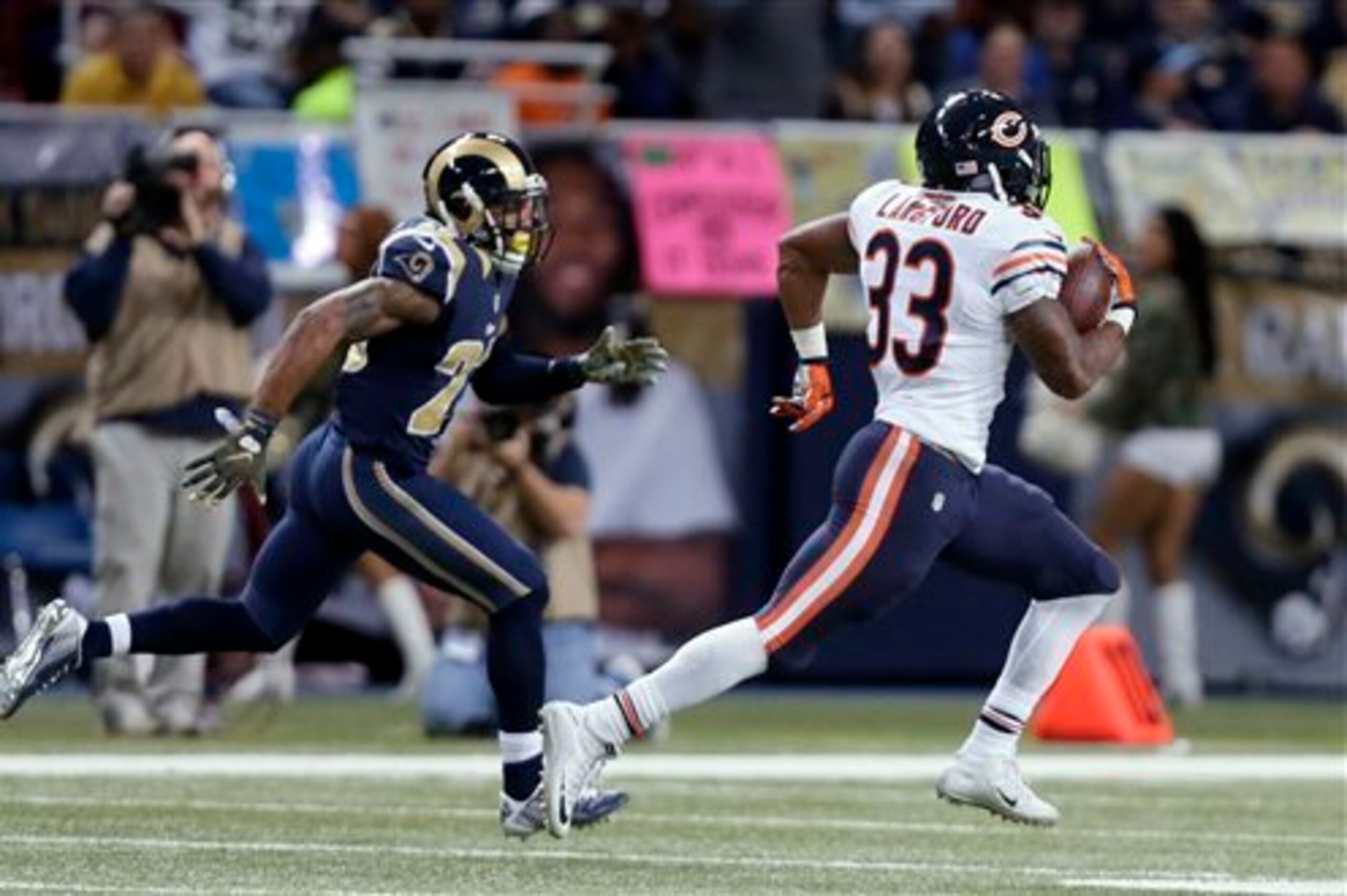 Jeremy Langford flashed his impressive speed for a second week in a row on Sunday afternoon.