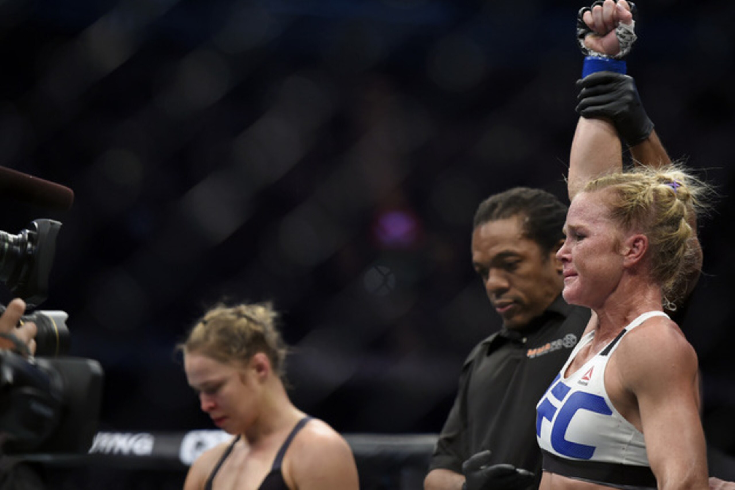 Rousey was well-beaten by Holm at UFC 193.