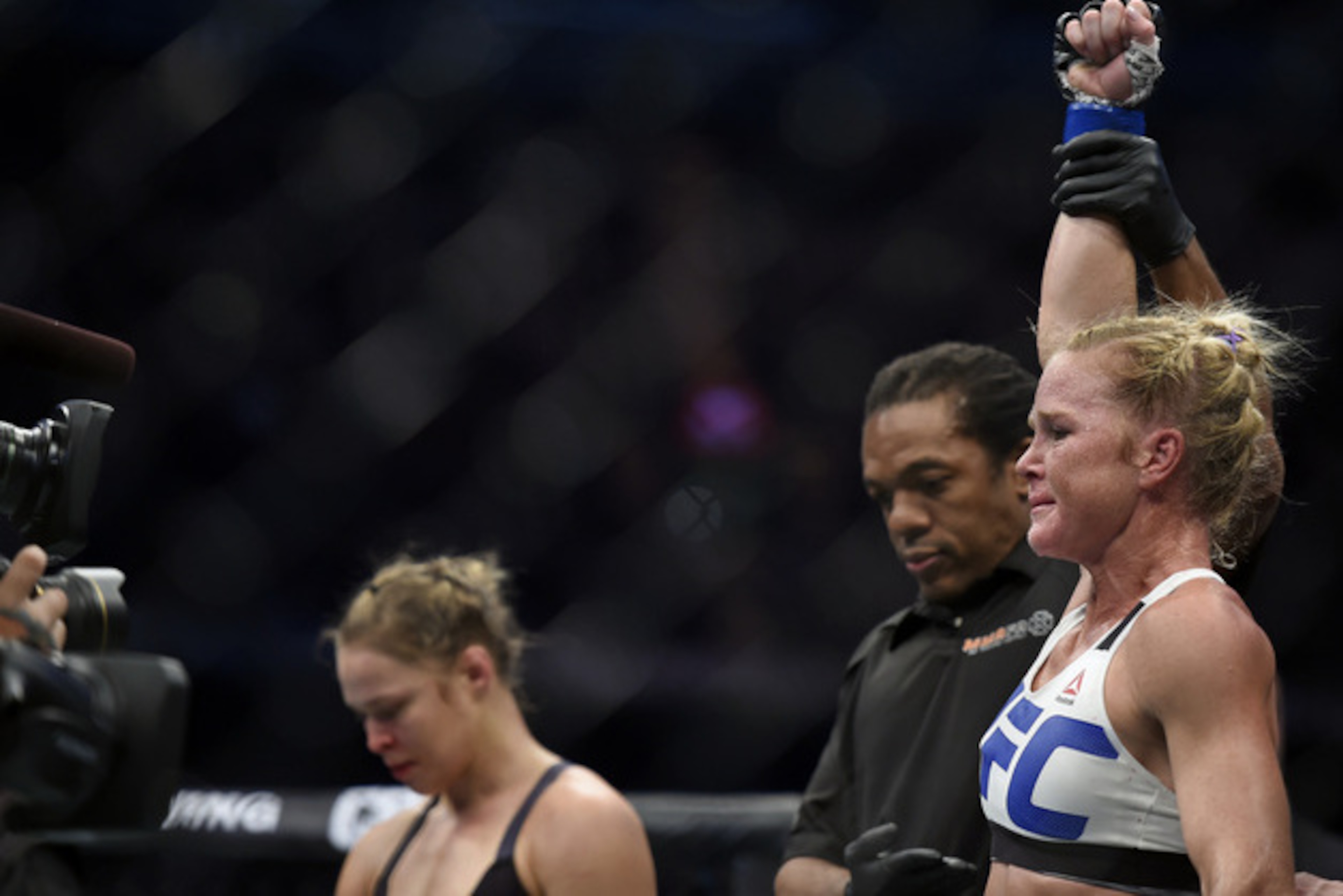 Rousey was well-beaten by Holm at UFC 193.