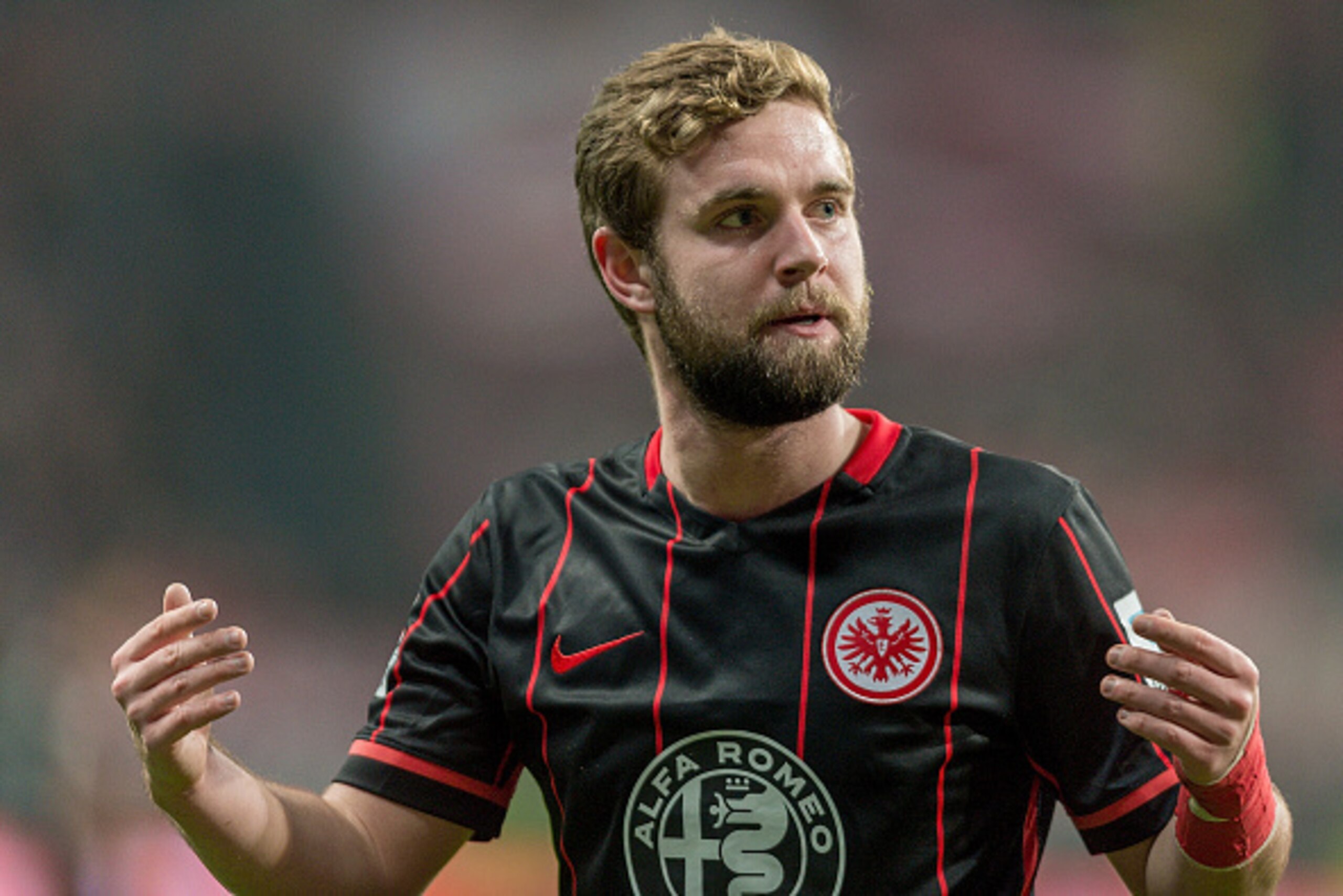 FRANKFURT AM MAIN, GERMANY - OCTOBER 30: Midfielder Marc Stendera of (21) Eintracht Frankfurt at Commerzbank-Arena on October 30, 2015 in Frankfurt am Main, Germany. (Photo by Oliver Kremer at Pixolli Studios/Getty Images) FRANKFURT AM MAIN, GERMANY - OCTOBER 30: Midfielder Marc Stendera of (21) Eintracht Frankfurt at Commerzbank-Arena on October 30, 2015 in Frankfurt am Main, Germany. (Photo by Oliver Kremer at Pixolli Studios/Getty Images)