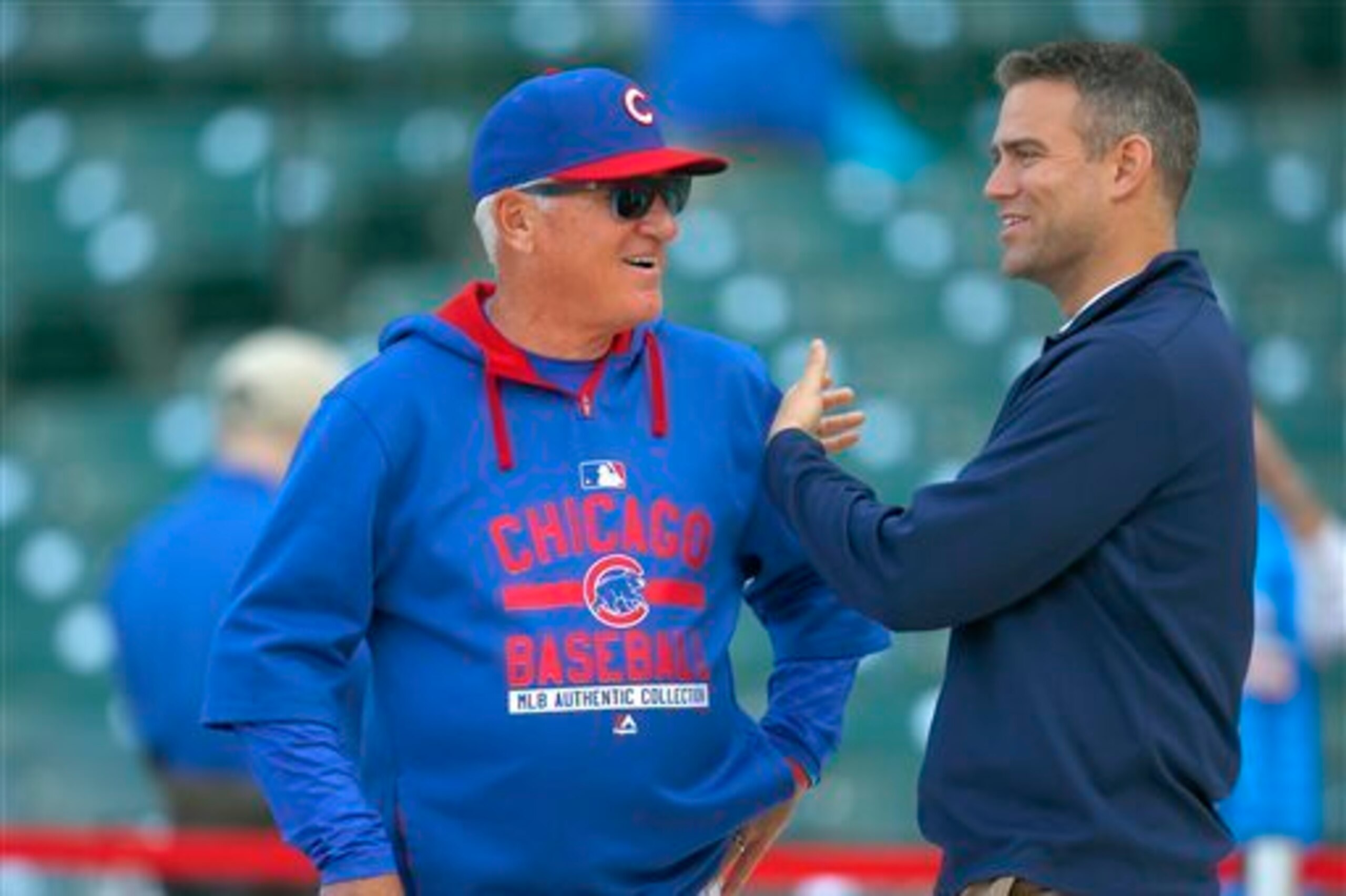 The Cubs and president of baseball operations Theo Epstein were cleared of tampering charges after hiring Maddon away from Tampa Bay.