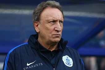 LONDON, ENGLAND - NOVEMBER 07:  QPR Interim Head Coach Neil Warnock looks on before kick off during the Sky Bet Championship match between Queens Park Rangers and Preston North End at Loftus Road on November 7, 2015 in London, United Kingdom.  (Photo by H