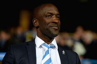 HUDDERSFIELD, ENGLAND - SEPTEMBER 24:  Huddersfield Town manager Chris Powell during the Sky Bet Championship match between Huddersfield Town and Nottingham Forest at John Smiths Stadium on September 24, 2015 in Huddersfield, England.  (Photo by Gareth Co