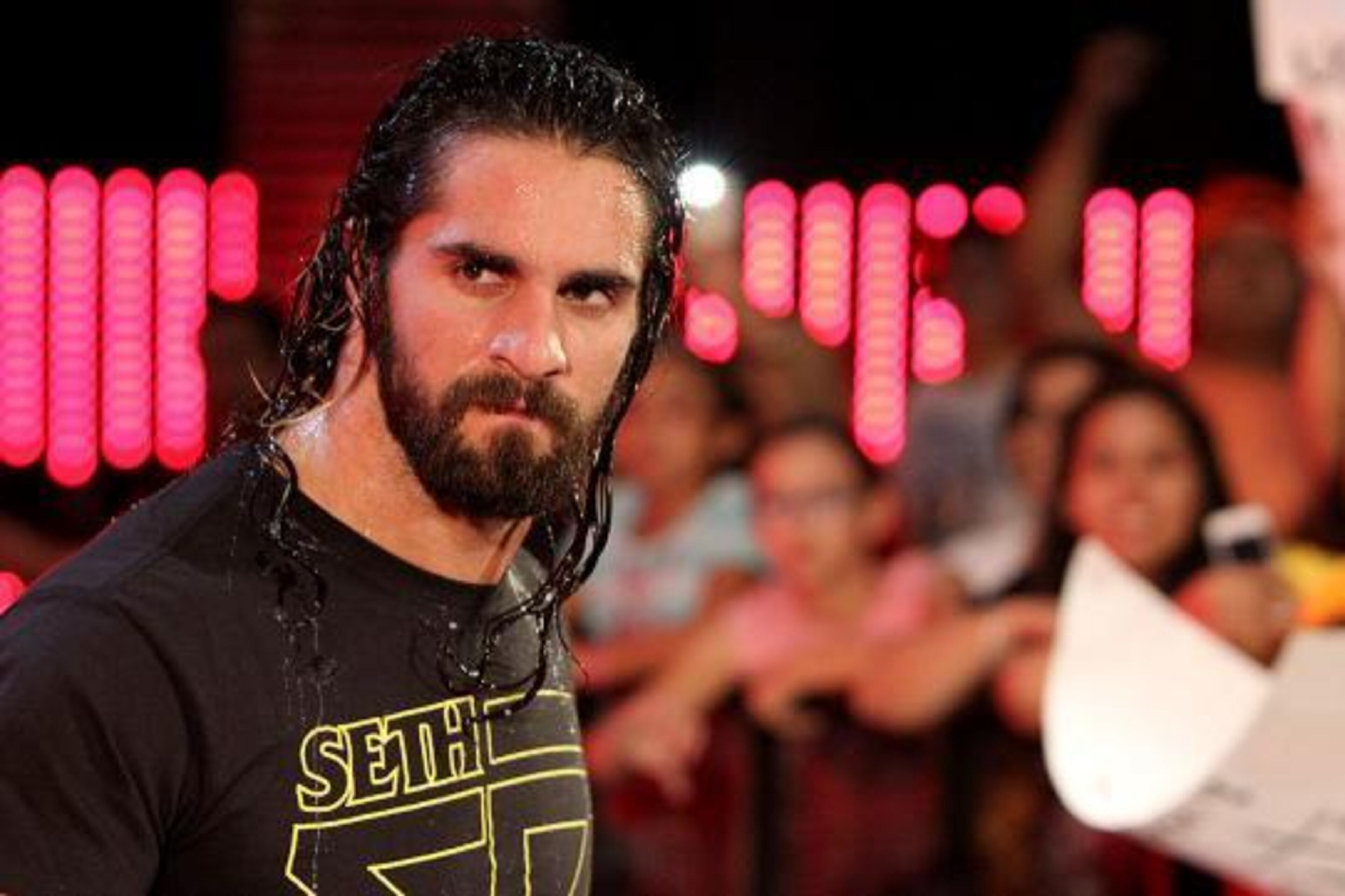 Seth Rollins is currently out with an injury.
