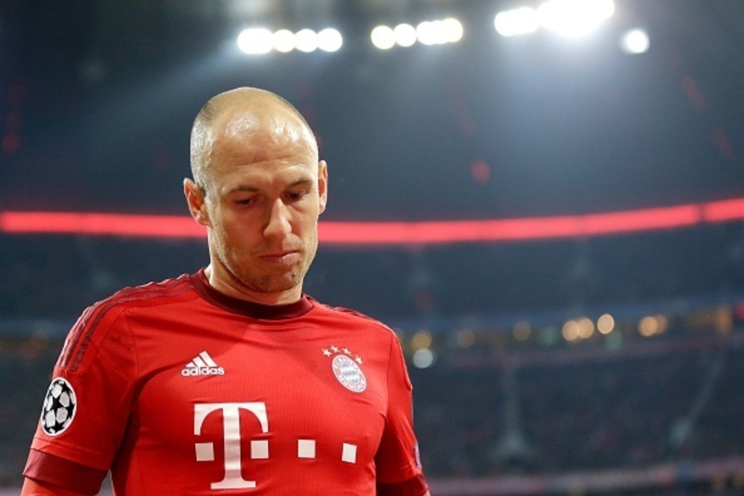 Arjen Robben of Bayern Munchen during the Champion League group F match between FC Bayern Munich and Arsenal FC on November 4, 2015 at the Allianz Arena in Munich, Germany(Photo by VI Images via Getty Images)
