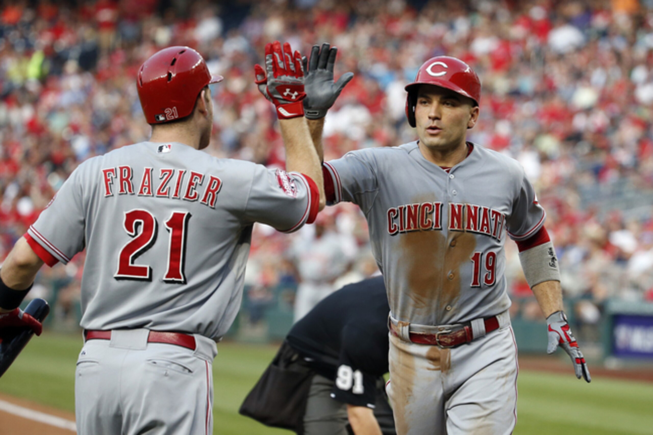 Frazier and Votto are the best third baseman and first baseman, respectively, who could move this winter.