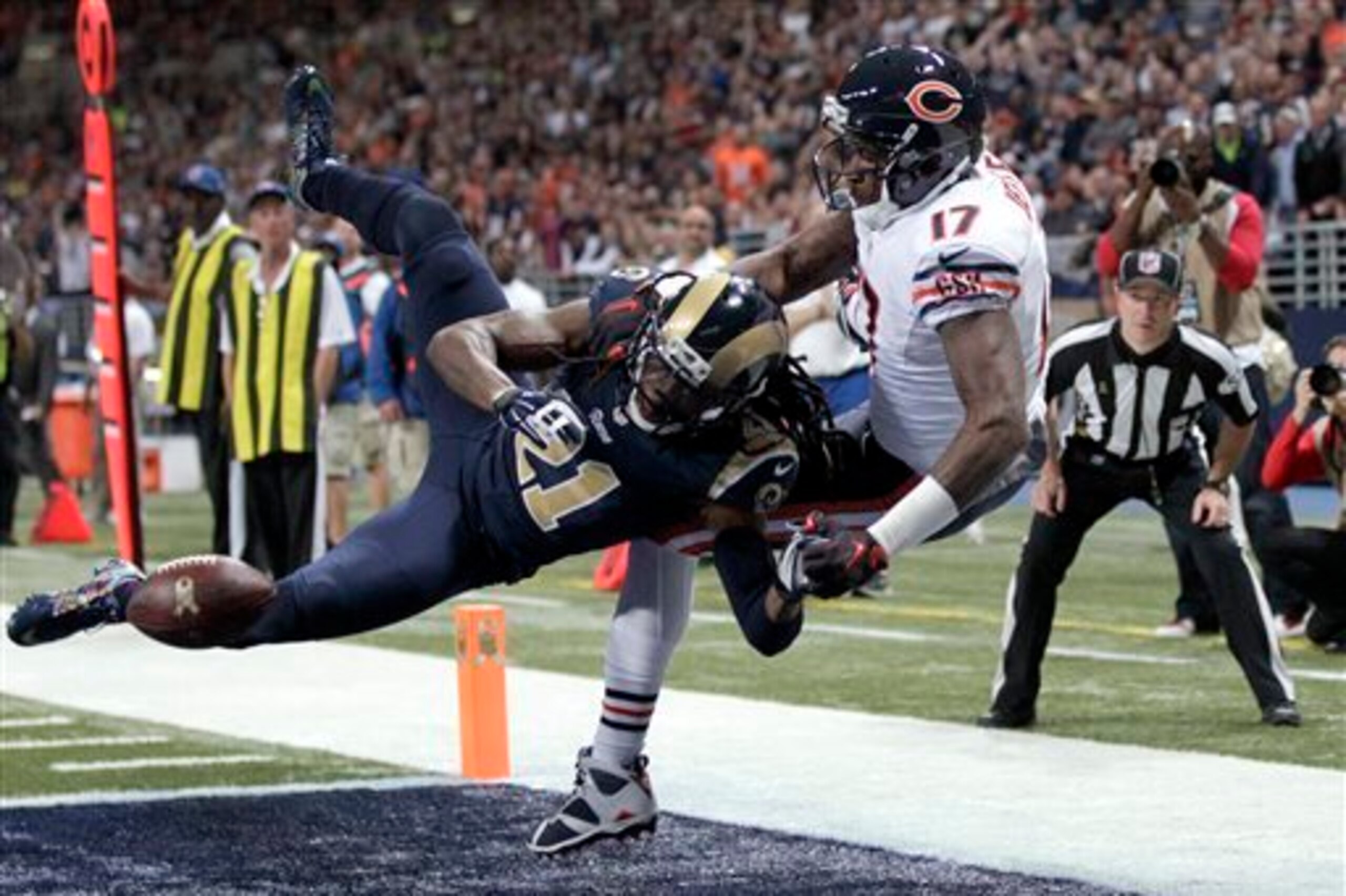 Jeffery will likely watch more balls fall to the turf against the league's top passing defense in Week 11.