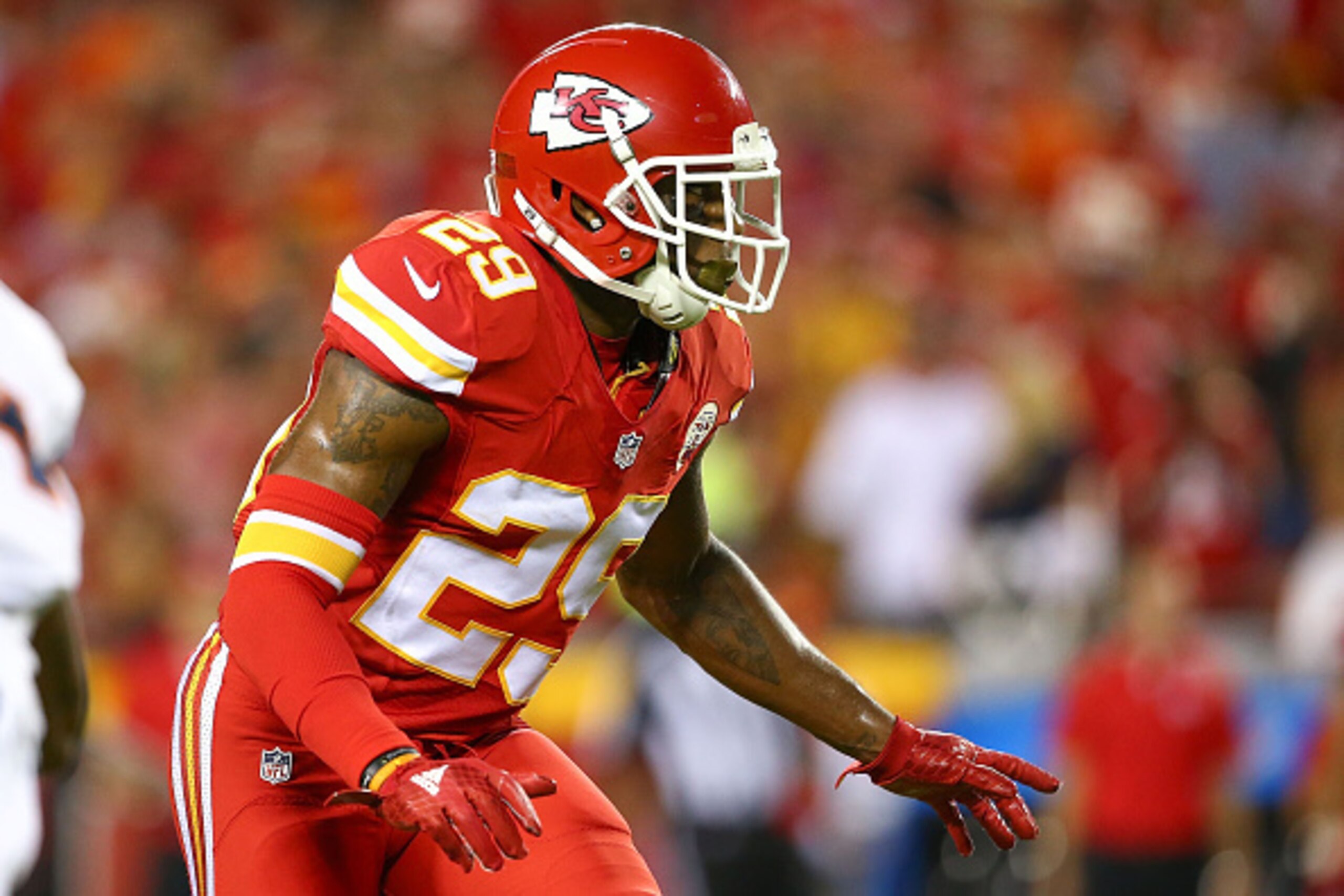 KANSAS CITY, MO - SEPTEMBER 17: Eric Berry #29 of the Kansas City Chiefs plays during the game against the Denve Broncos at Arrowhead Stadium on September 17, 2015 in Kansas City, Missouri. (Photo by Ronald Martinez/Getty Images)