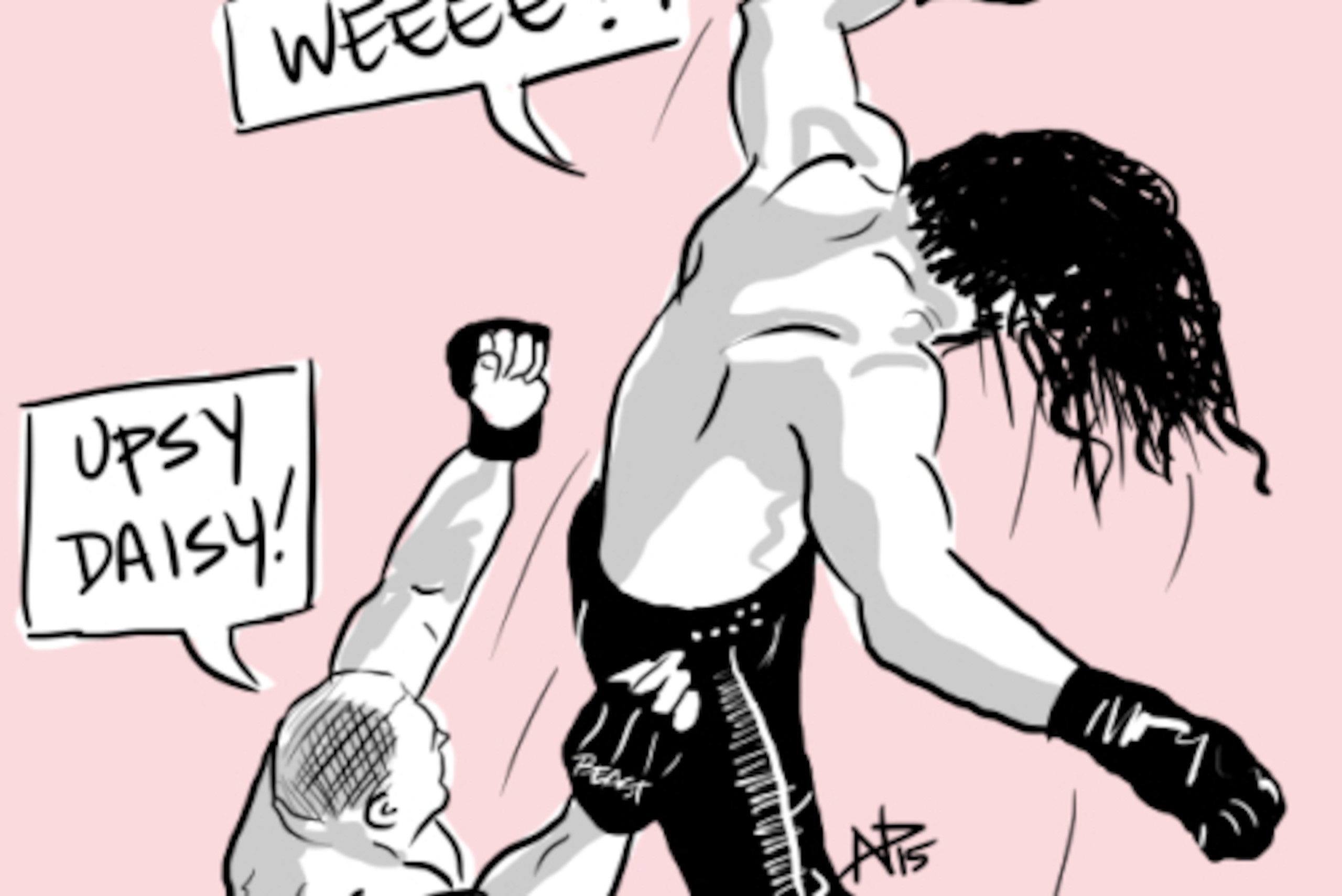 Illustraton of Brock Lesnar and Seth Rollins Illustraton of Brock Lesnar and Seth Rollins