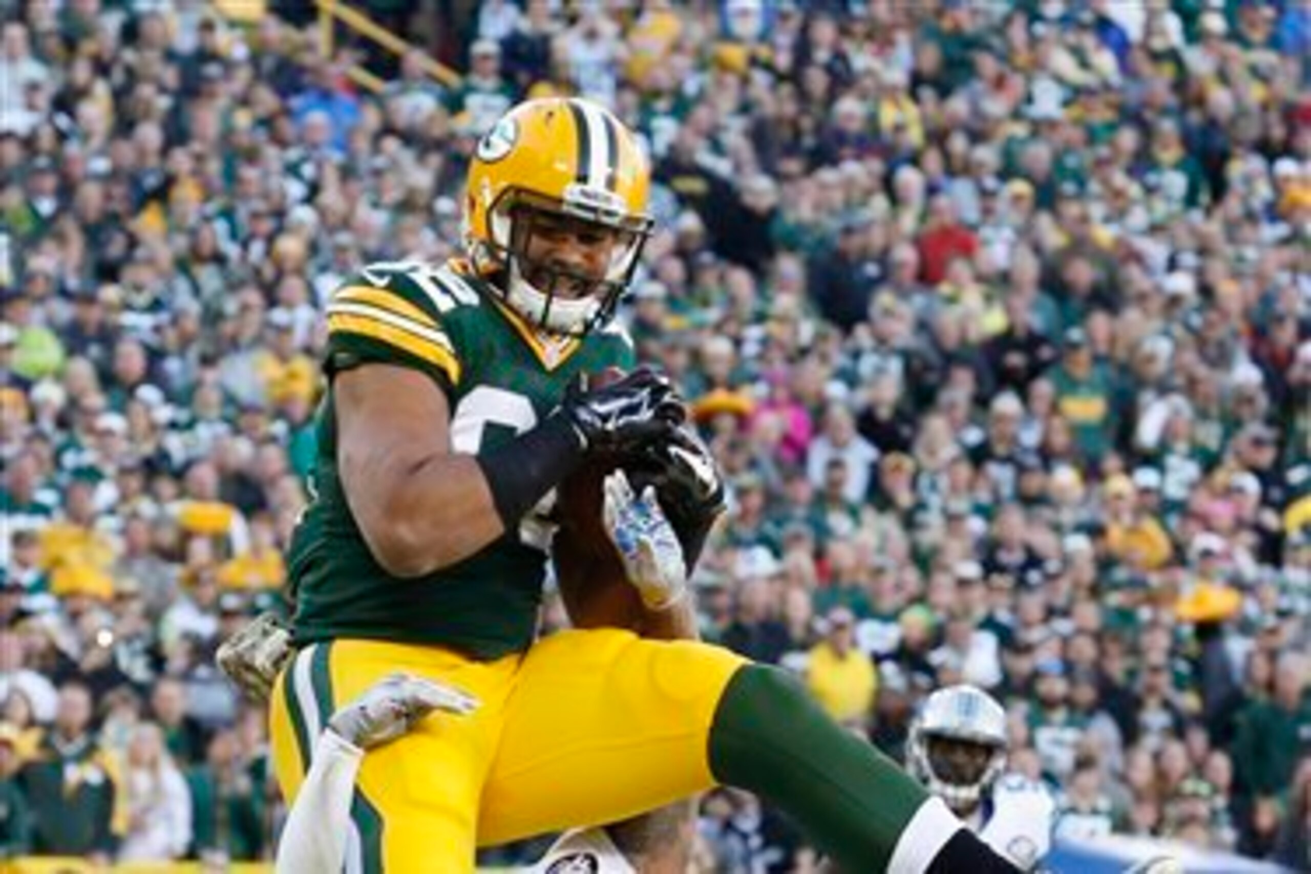 Richard Rodgers continues to emerge at tight end for Green Bay.
