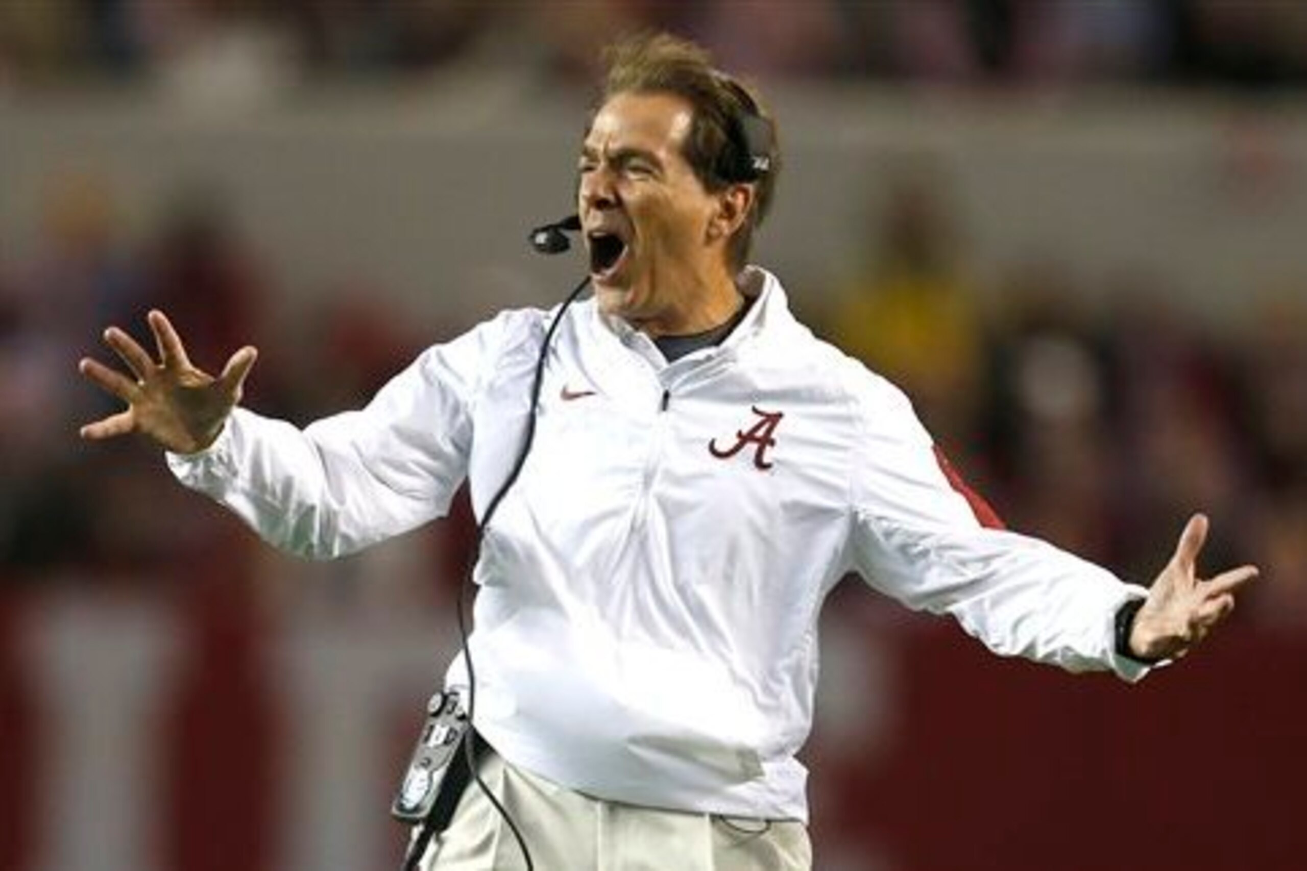 Nick Saban didn't care who the opponent was Saturday.