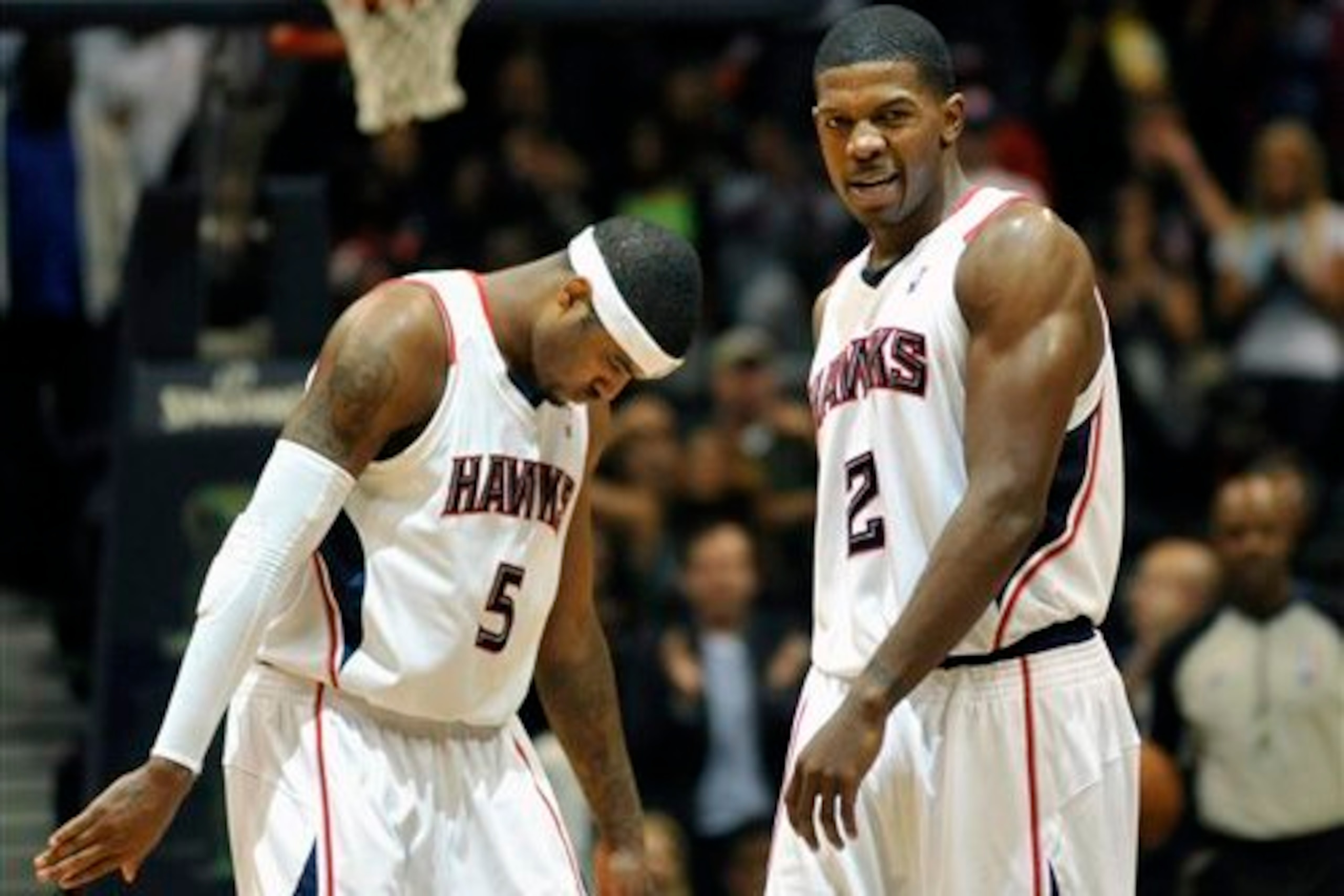 Josh Smith and Joe Johnson were regarded negatively by fans, according to Atlanta's research.