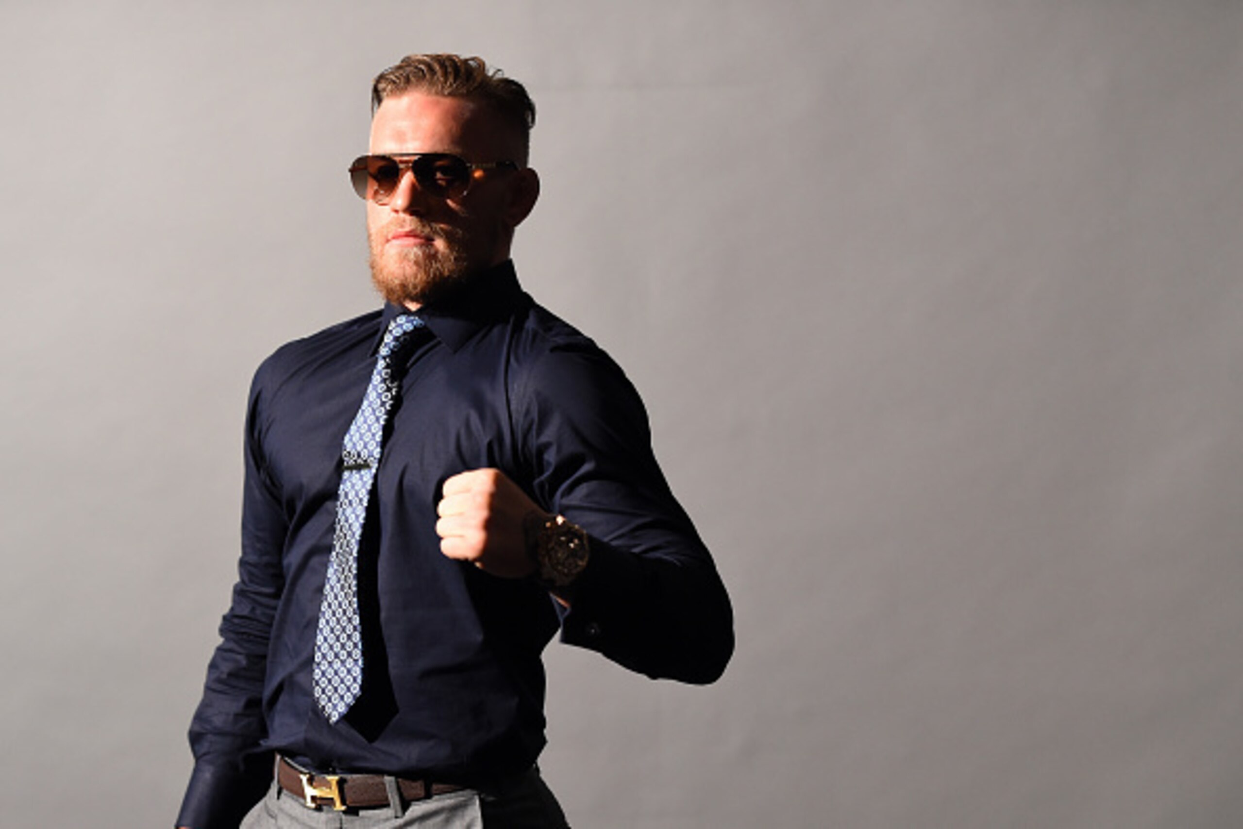 LAS VEGAS, NEVADA - SEPTEMBER 04: UFC interim featherweight champion Conor McGregor waits backstage during the UFC's Go Big launch event inside MGM Grand Garden Arena on September 4, 2015 in Las Vegas, Nevada. (Photo by Jeff Bottari/Zuffa LLC/Zuffa LLC v LAS VEGAS, NEVADA - SEPTEMBER 04: UFC interim featherweight champion Conor McGregor waits backstage during the UFC's Go Big launch event inside MGM Grand Garden Arena on September 4, 2015 in Las Vegas, Nevada. (Photo by Jeff Bottari/Zuffa LLC/Zuffa LLC v