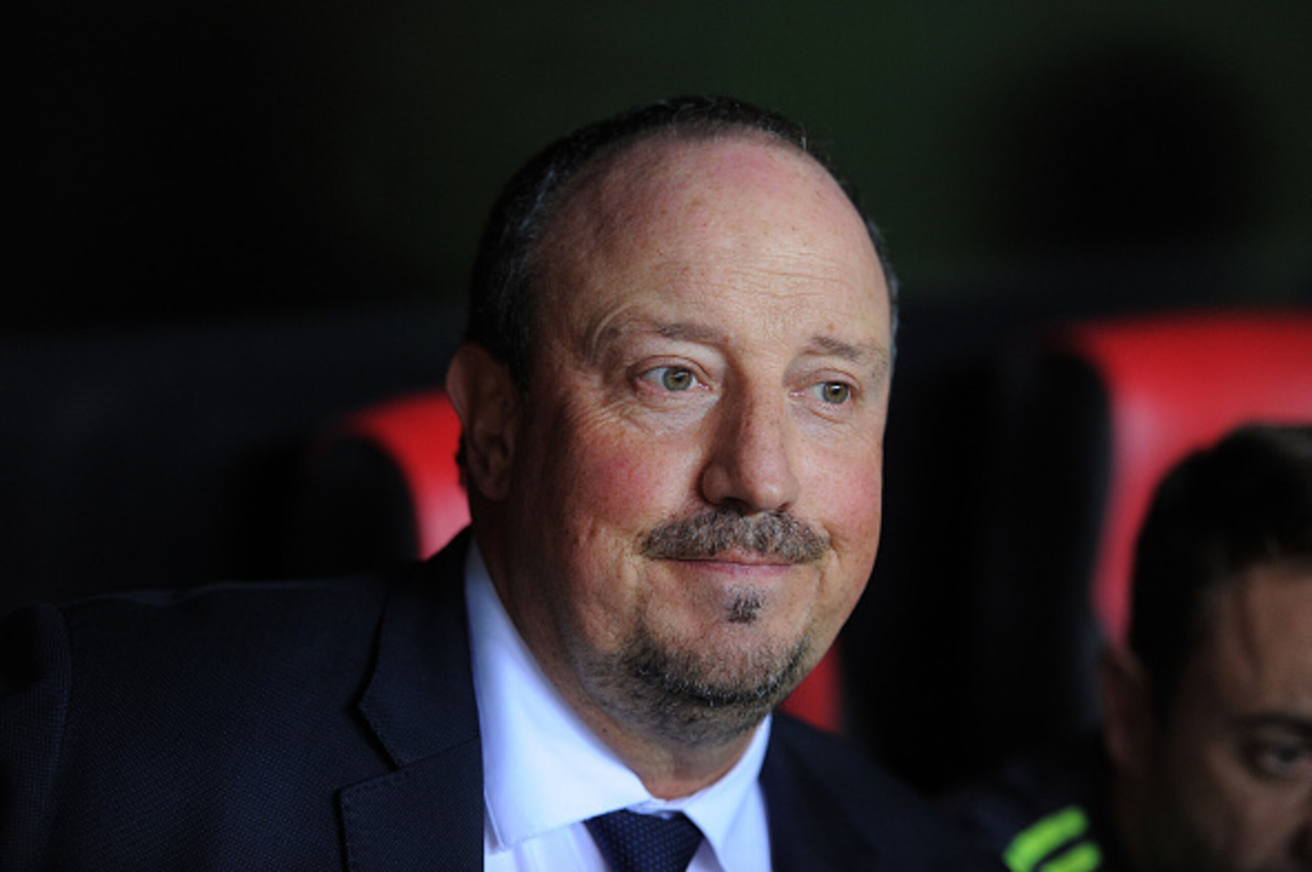 SEVILLE, SPAIN - NOVEMBER 08:  Real Madrid manager Rafa Benitez looks on before the start of the La Liga match between Sevilla FC and Real Madrid CF at Estadio Ramon Sanchez Pizjuan on November 8, 2015 in Seville, Spain.  (Photo by Denis Doyle/Getty Image
