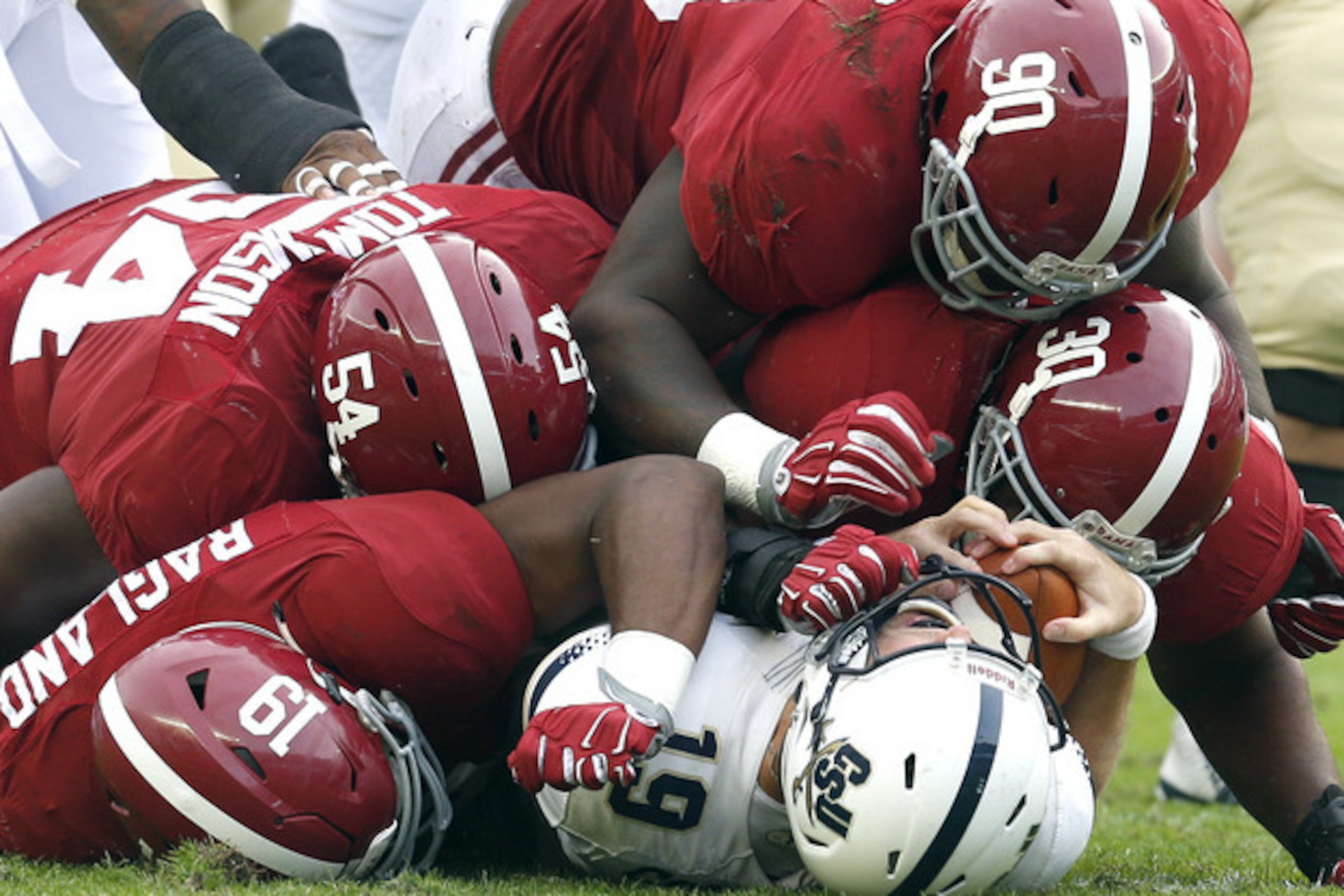 No matter the opponent, Alabama's defense has been smothering offenses during the stretch run.