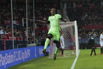 Fernandinho was outstanding in City's win at Sevilla. Fernandinho was outstanding in City's win at Sevilla.