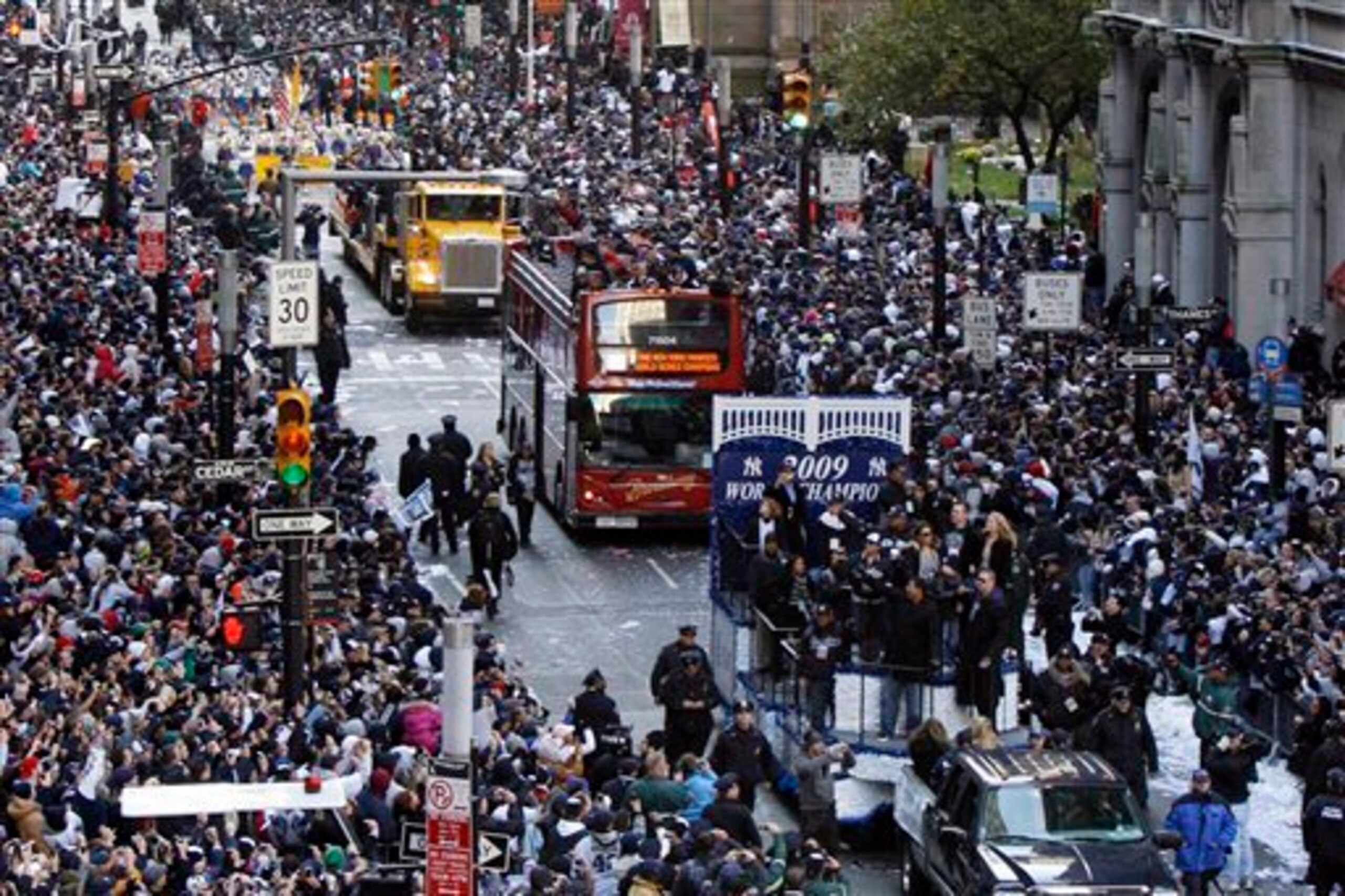 The Yankees rode down the Canyon of Heroes in 2009, after spending big on CC Sabathia, Mark Teixeira and A.J. Burnett. They haven't spent like that, or won like that, since.