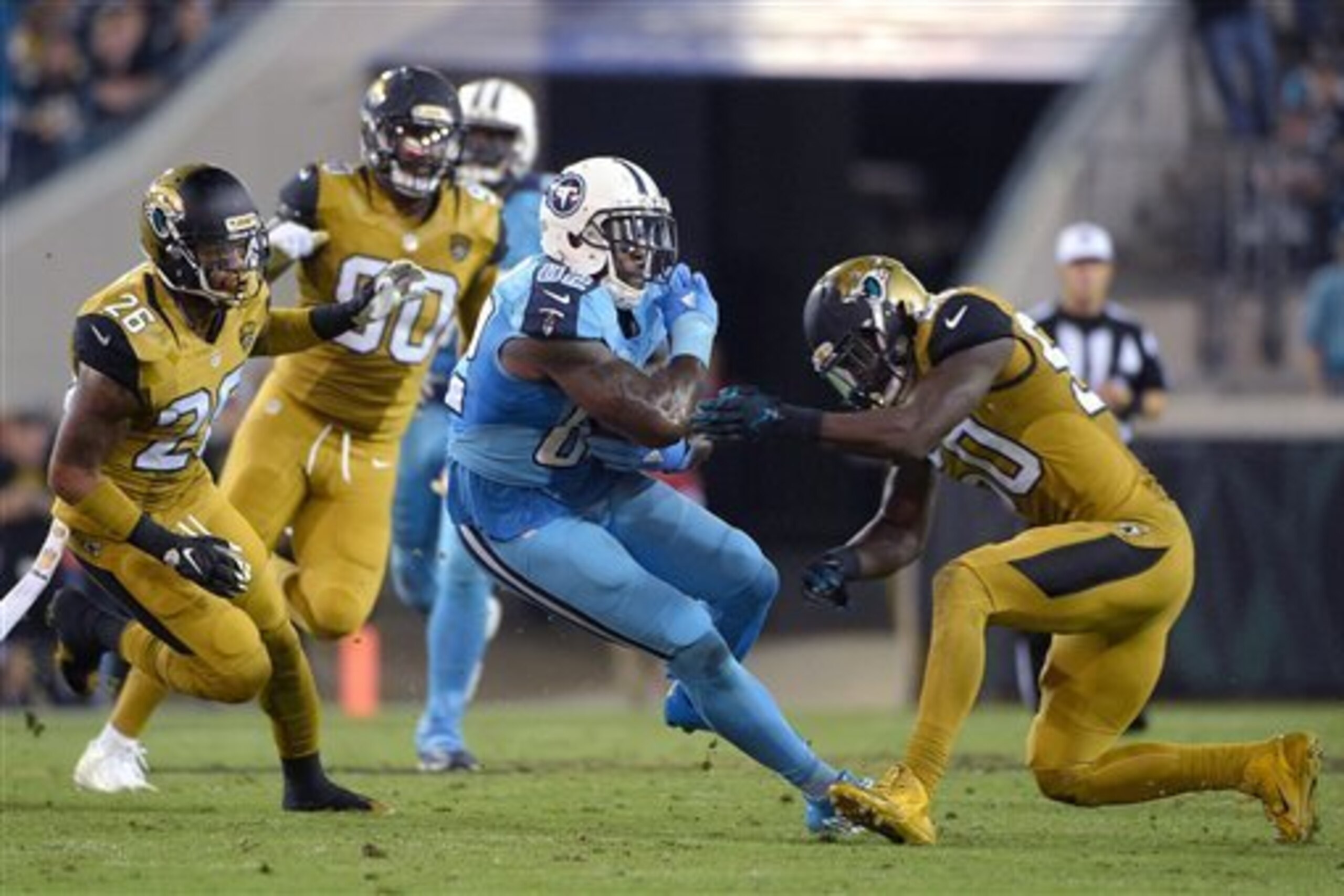 Walker is the only viable receiving option on the Titans' offense.