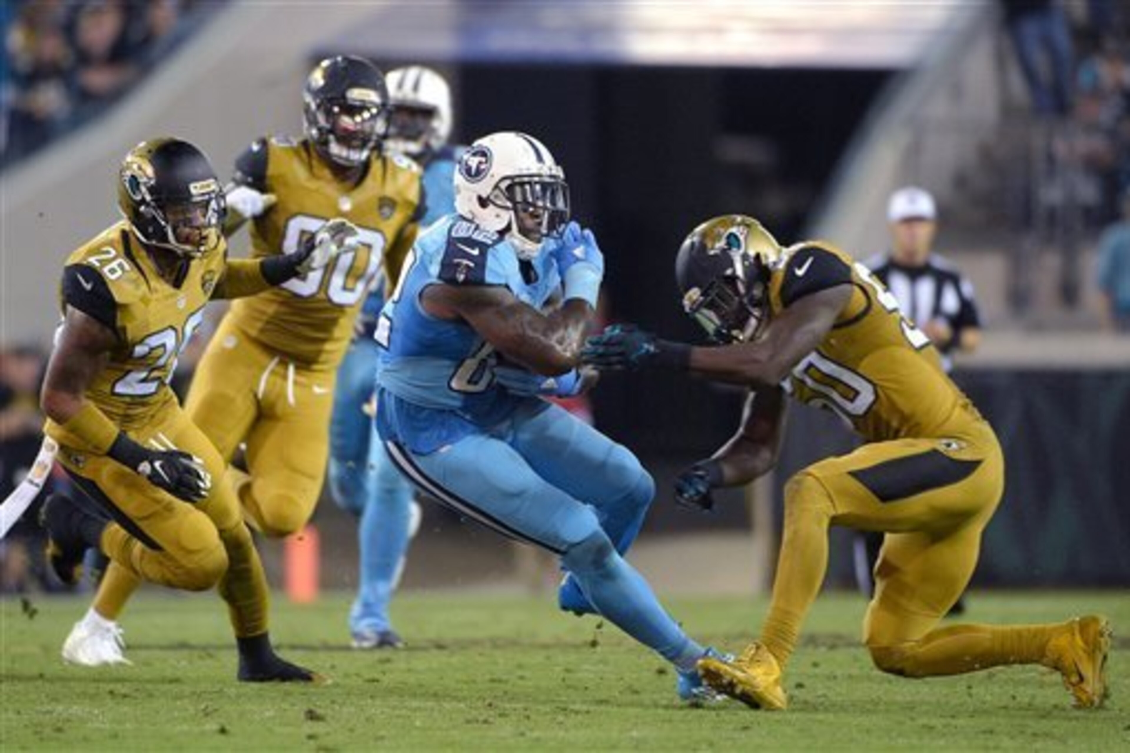Walker is the only viable receiving option on the Titans' offense.
