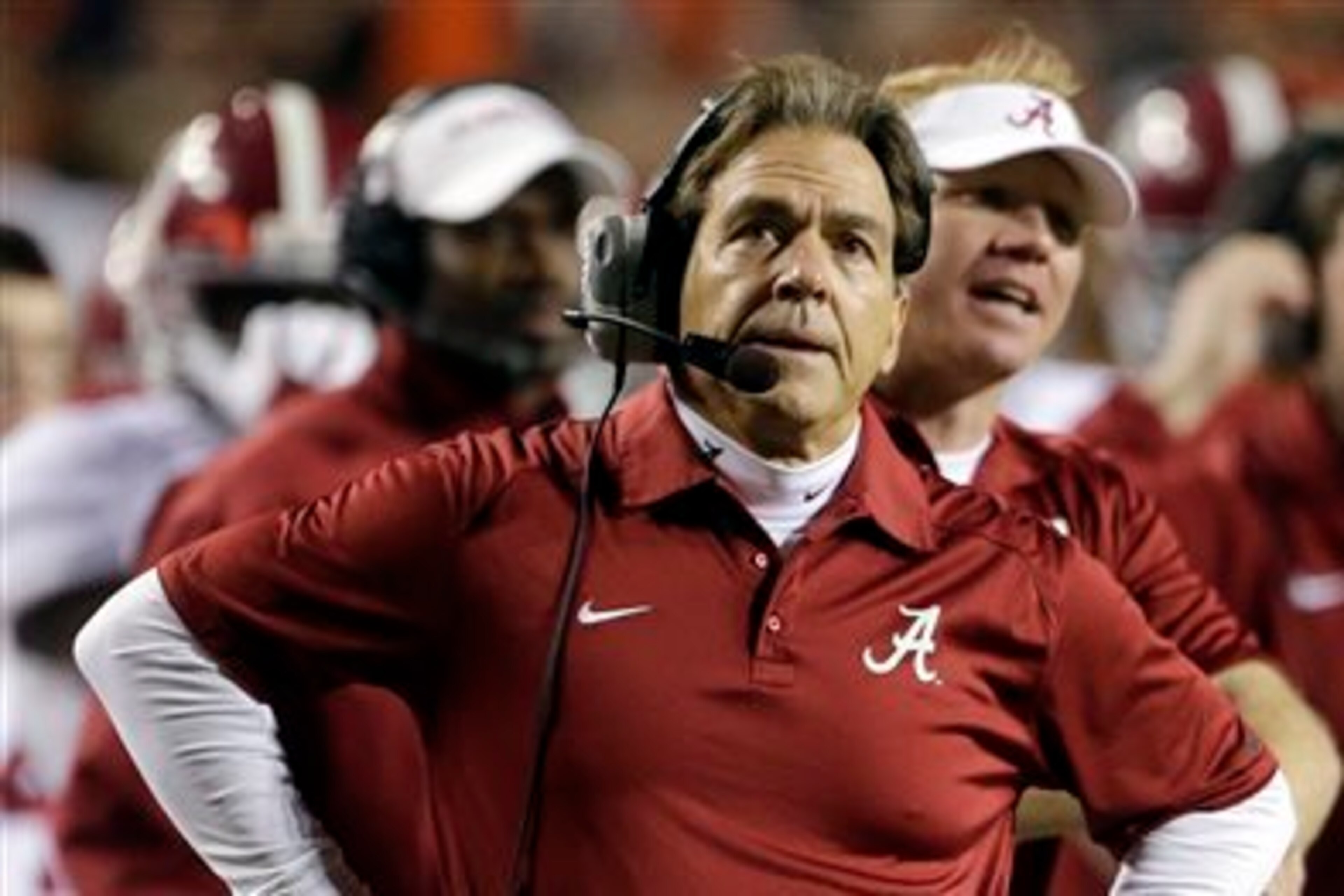 Nick Saban's decision to go for the win didn't work out. Nick Saban's decision to go for the win didn't work out.