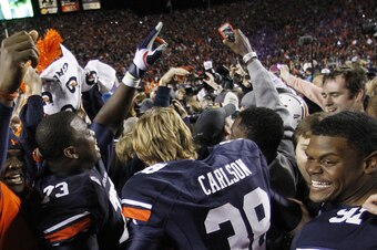 Auburn went on to win the SEC Championship Game but couldn't capture the national title crown.