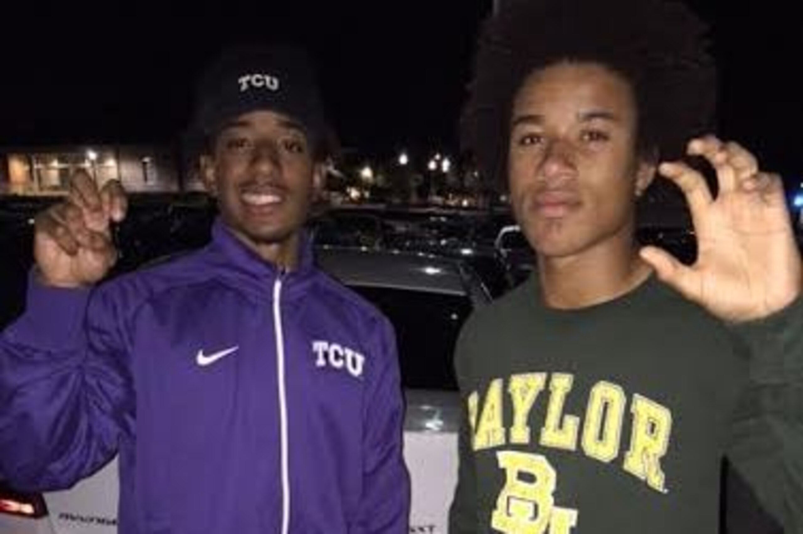 Raleigh Texada (right) with his brother Ranthony Texada II.